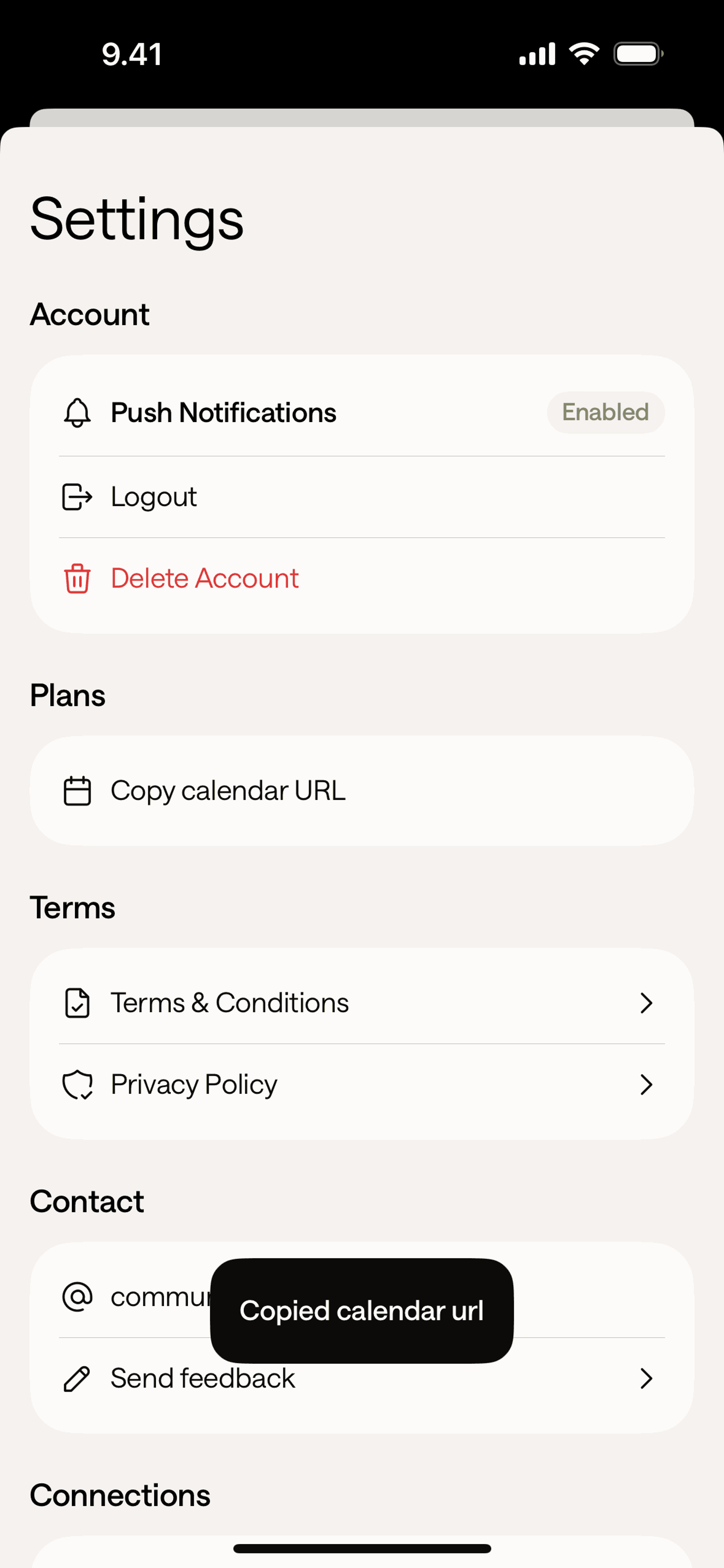 Mozi iOS Social Networking interface screenshot 24