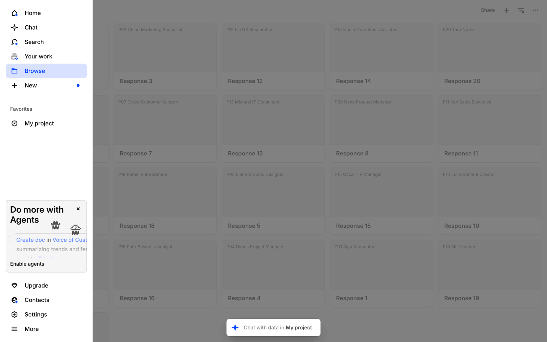 Dovetail Web Business interface screenshot 17