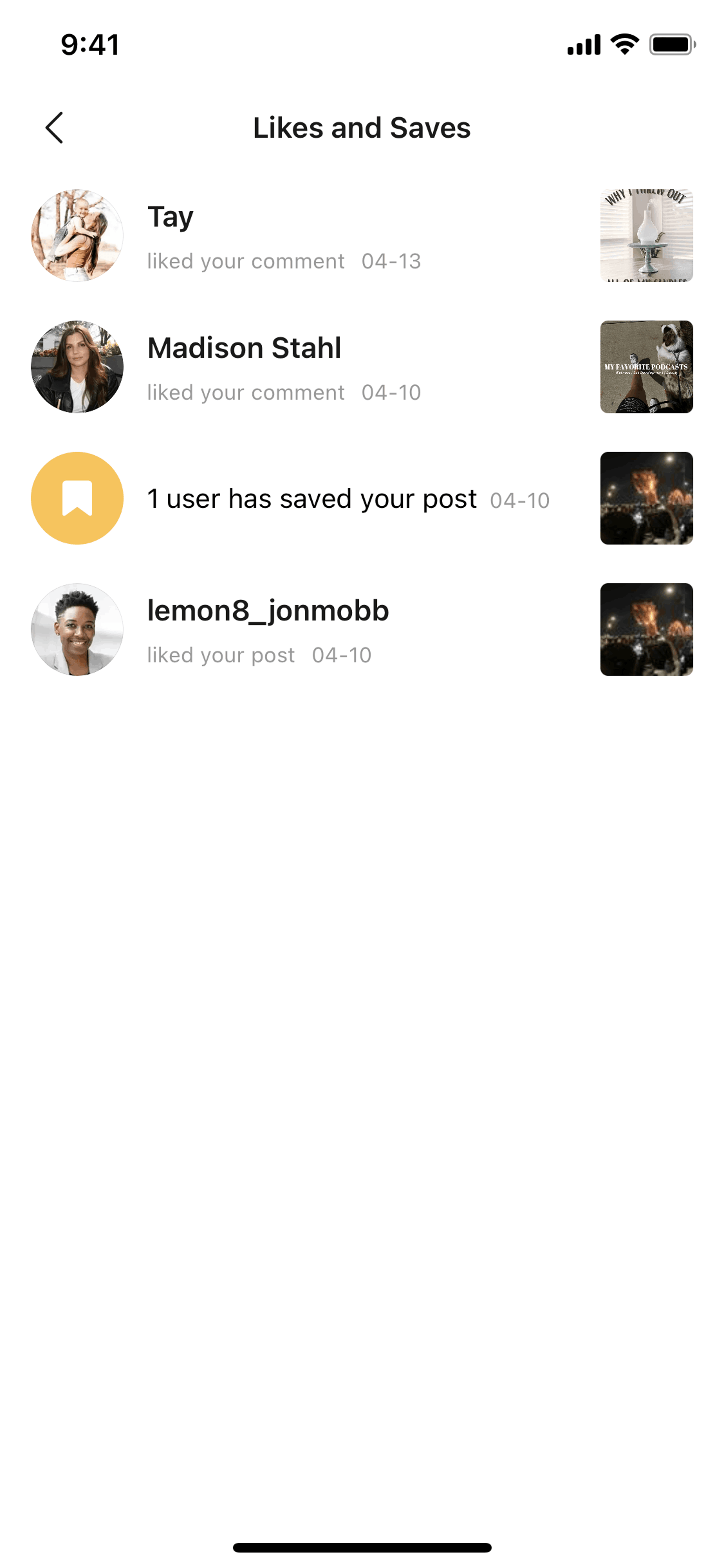 Lemon8 iOS Social Networking interface screenshot 24