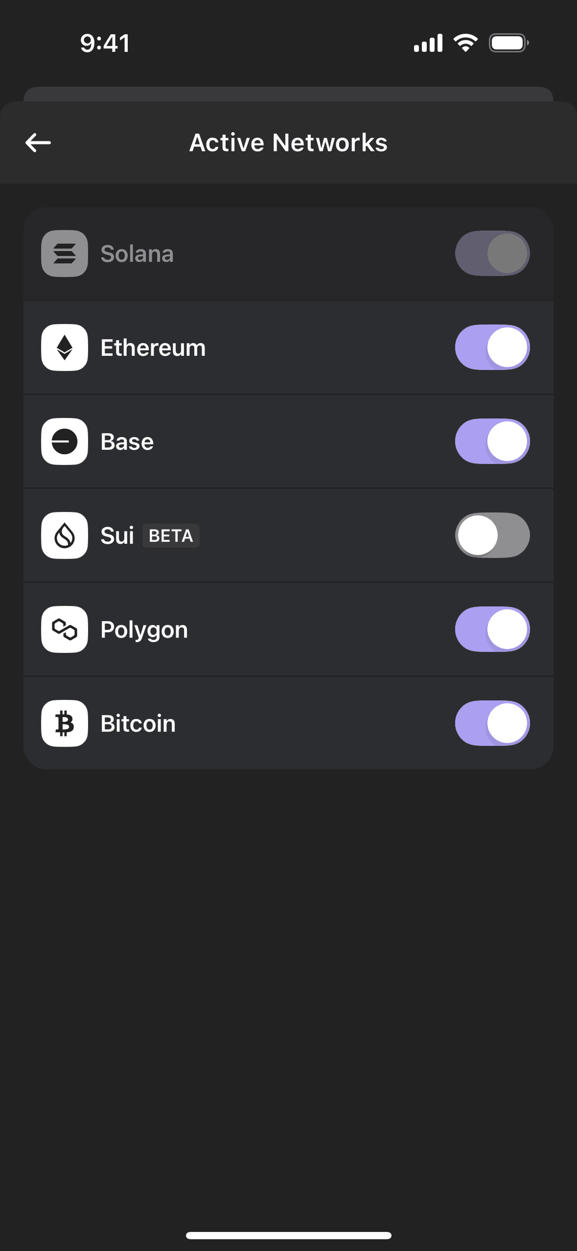 Phantom iOS Crypto & Web3 interface screenshot 13