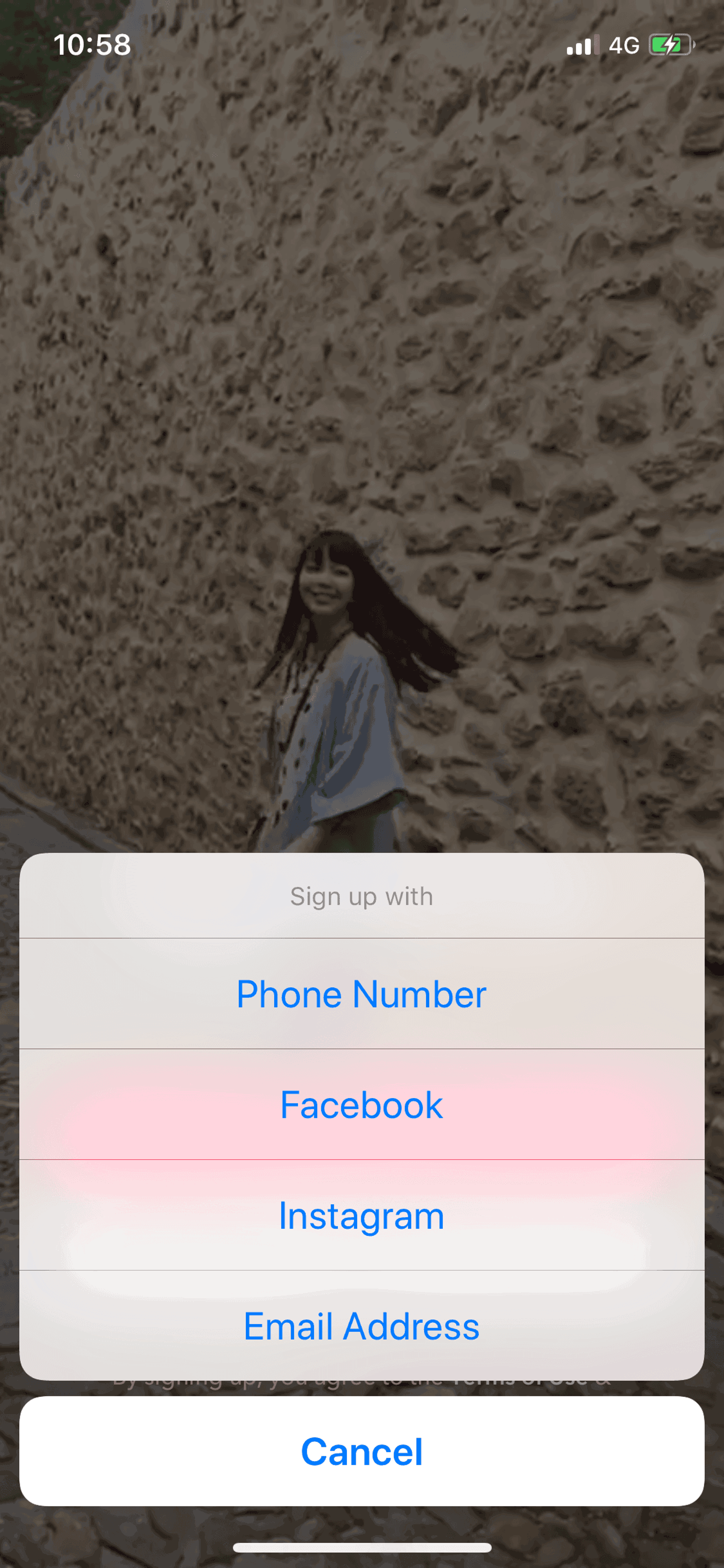 musical.ly iOS Photo & Video interface screenshot 4