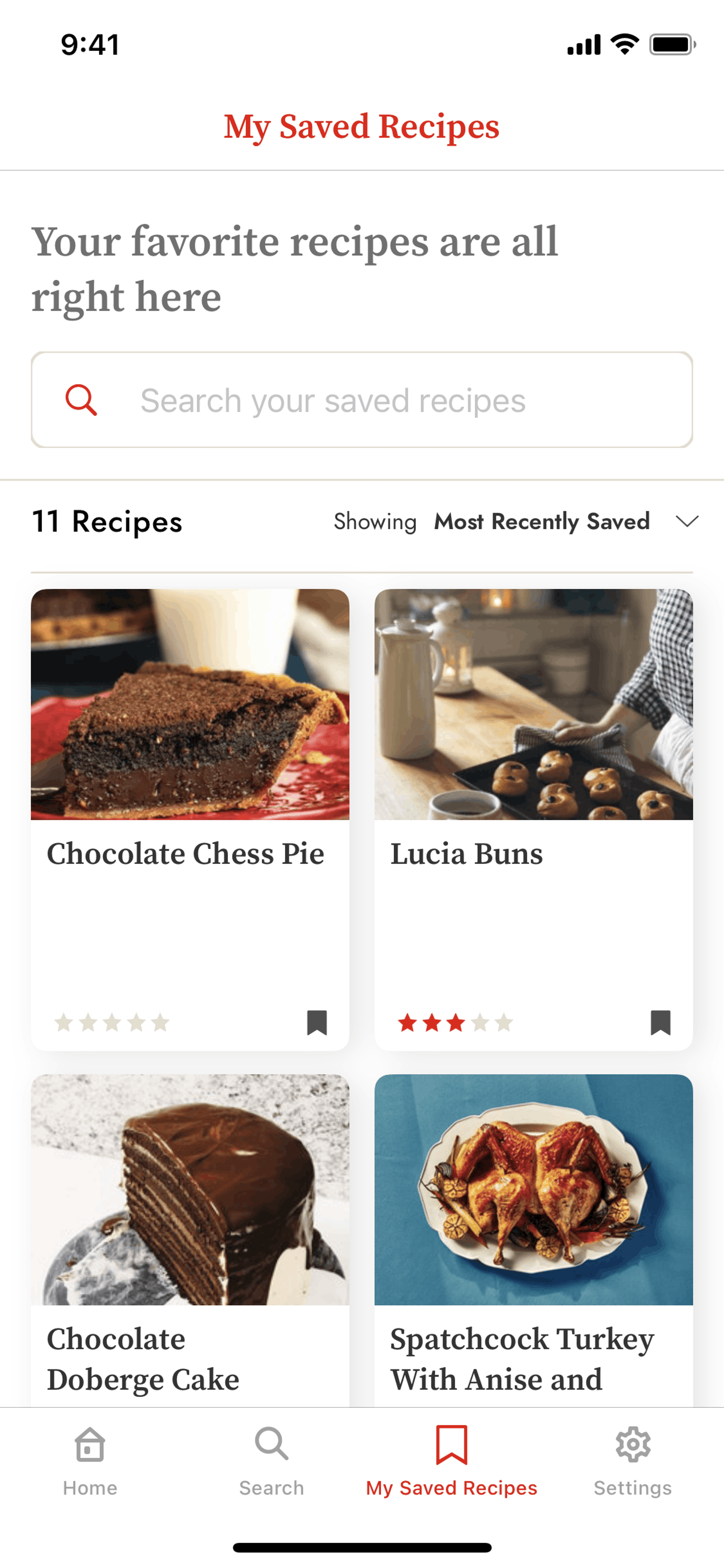 Epicurious iOS Food & Drink interface screenshot 4