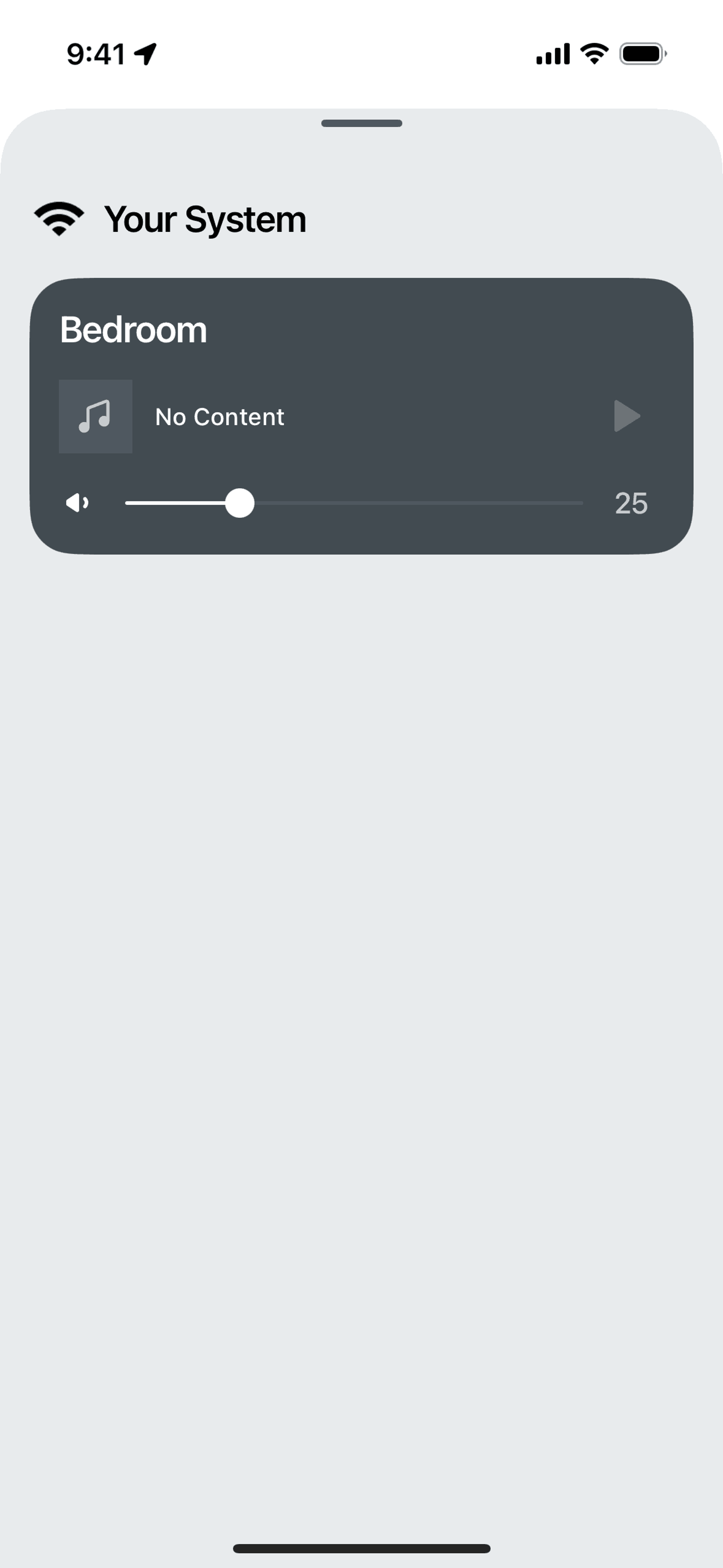 Your system on Sonos (ios) screen 2