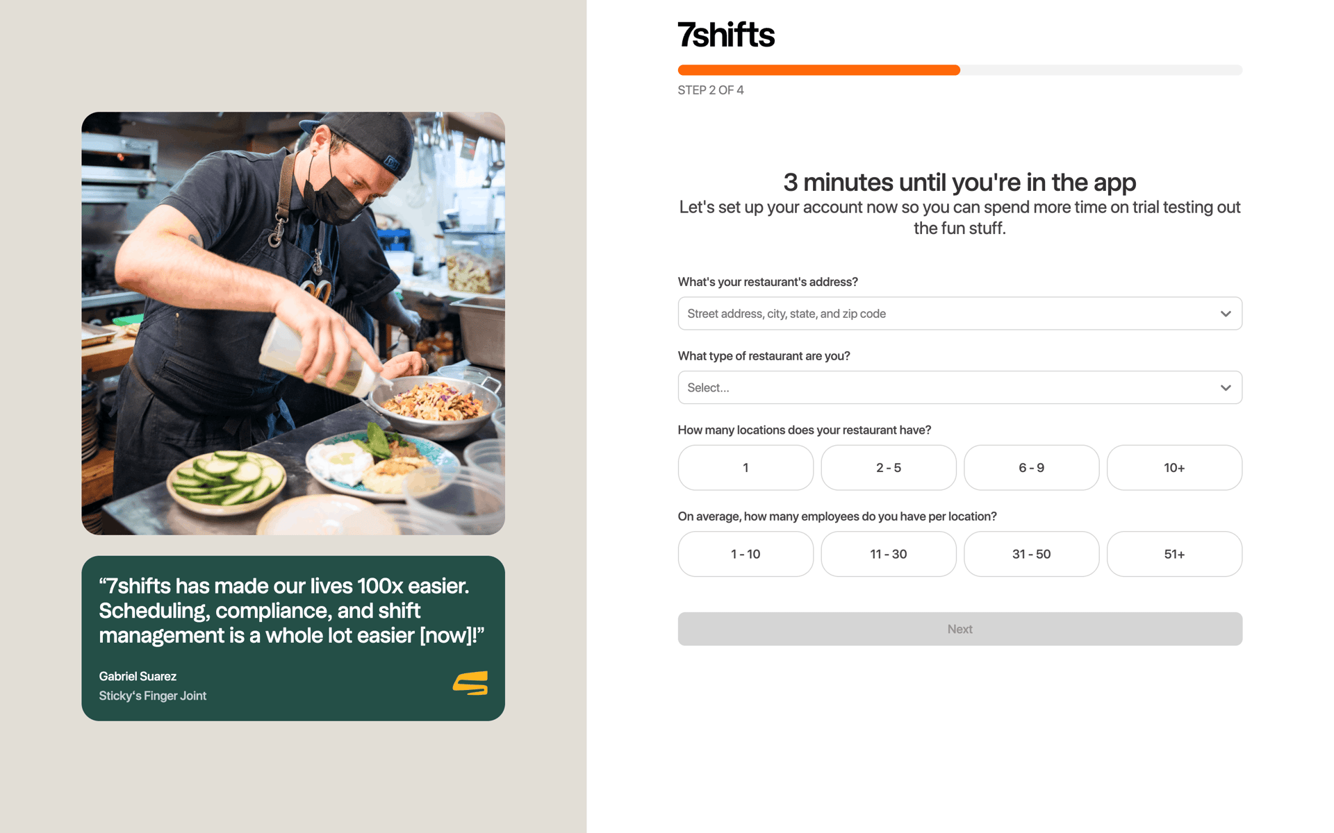 7shifts Web Business interface screenshot 12