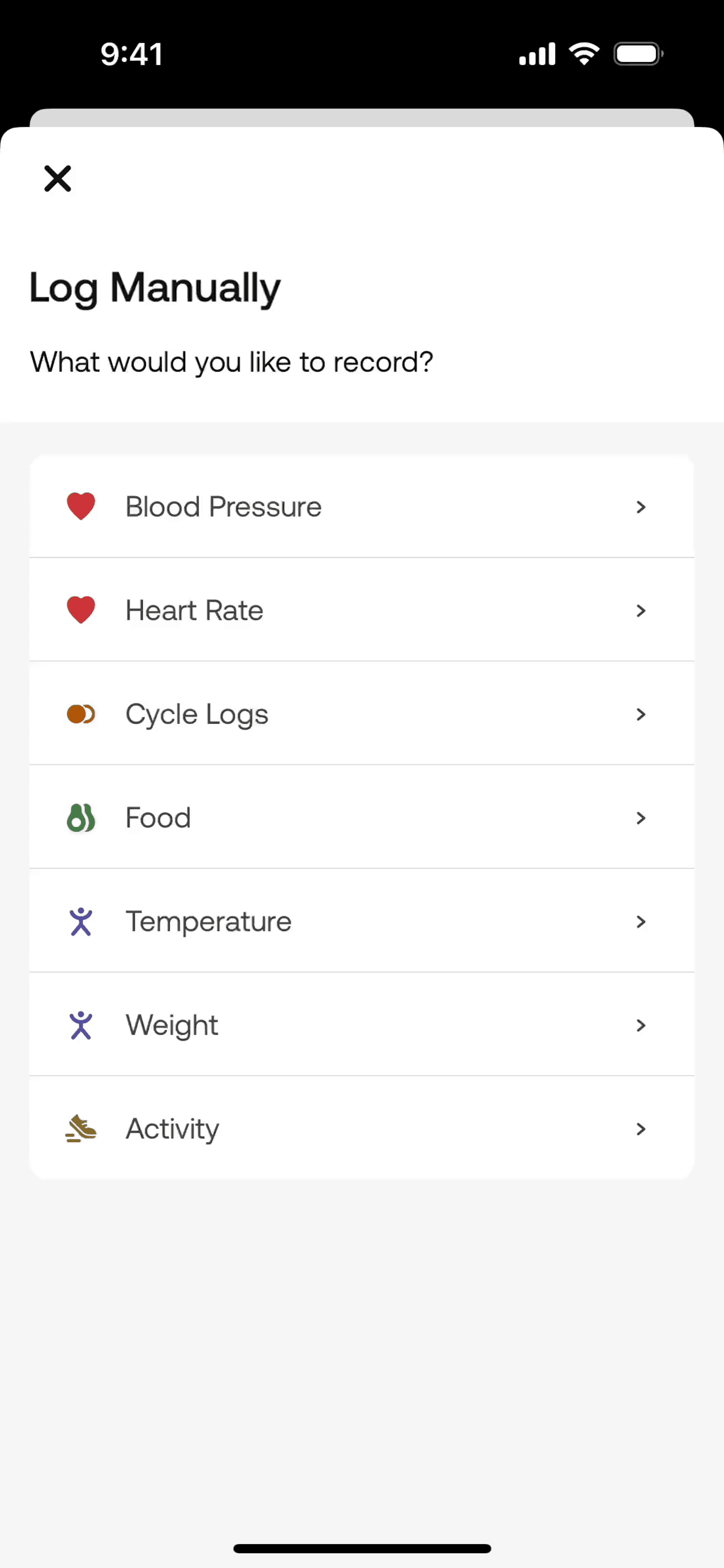 Withings Health Mate iOS Health & Fitness interface screenshot 24