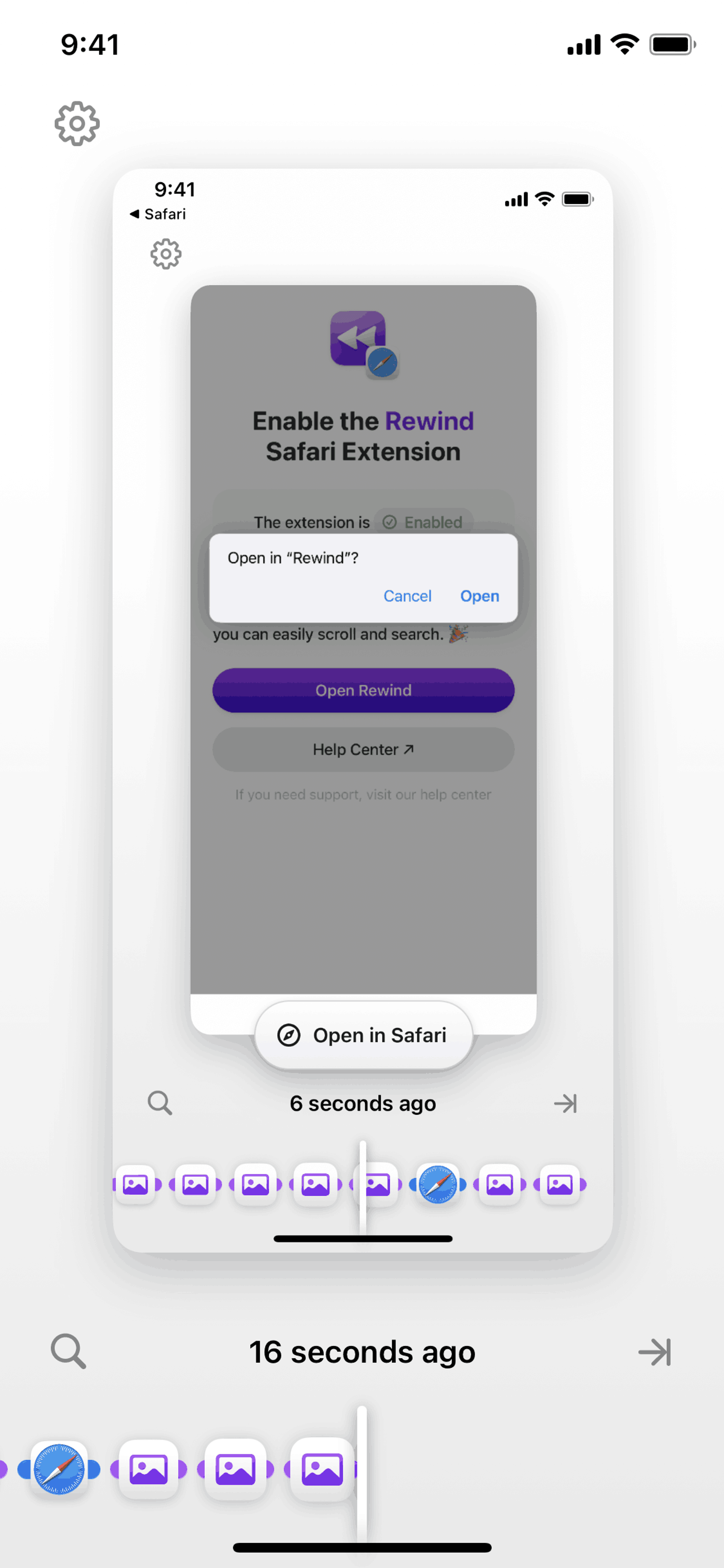 Rewind iOS AI interface screenshot 17