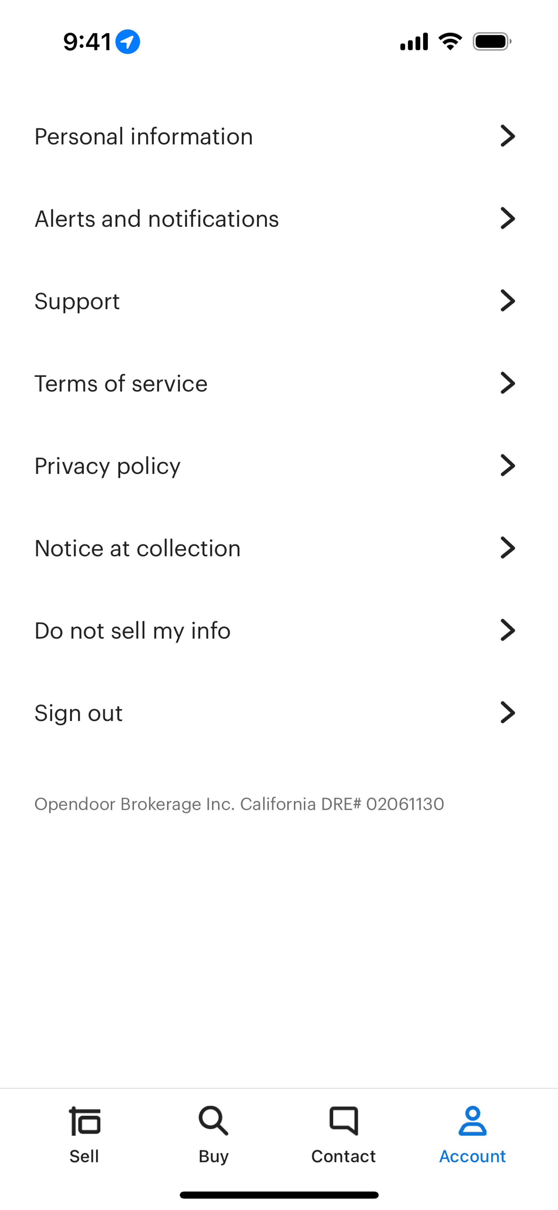 Opendoor iOS Real Estate interface screenshot 16