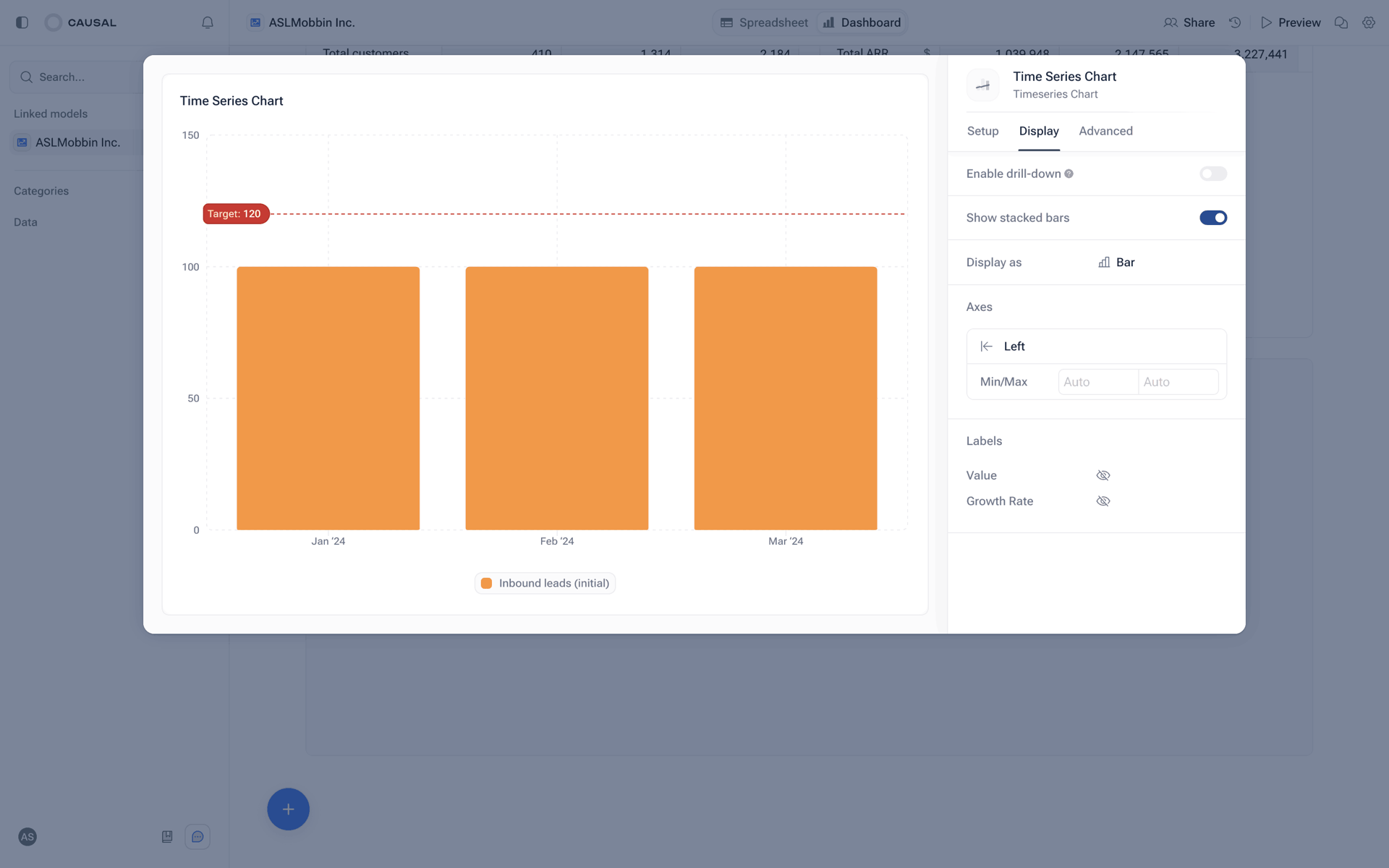 Causal Web Productivity interface screenshot 5