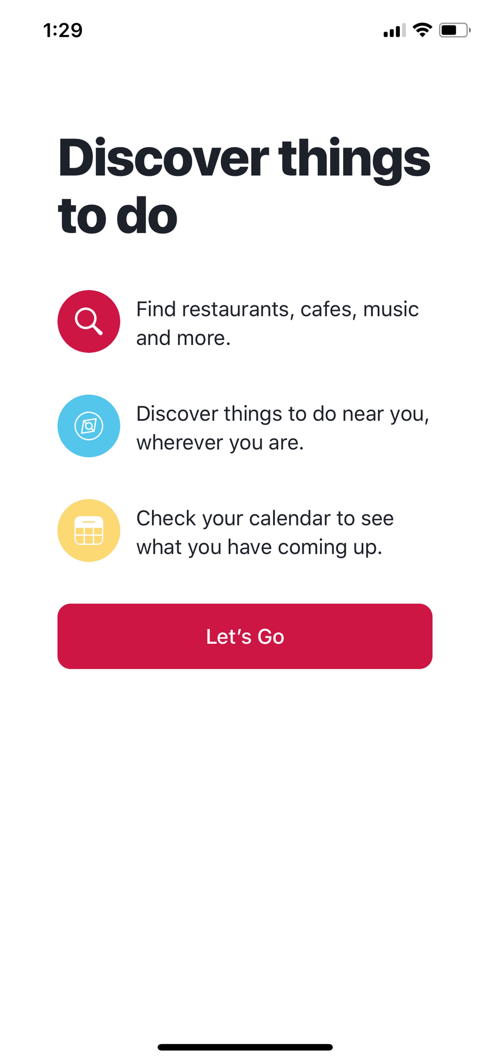 Facebook Local iOS Social Networking interface screenshot 5