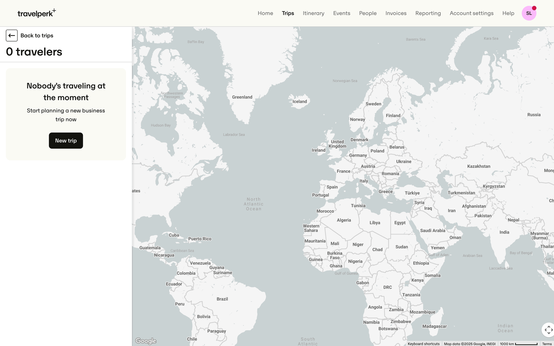 TravelPerk Web Travel & Transportation interface screenshot 7