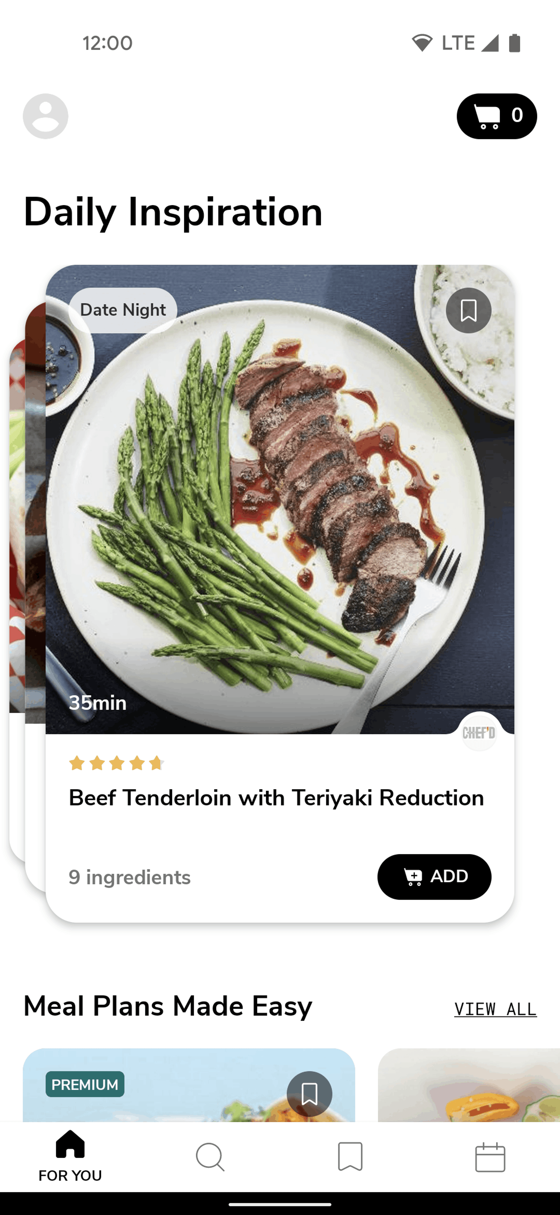 SideChef Android Food & Drink interface screenshot 12
