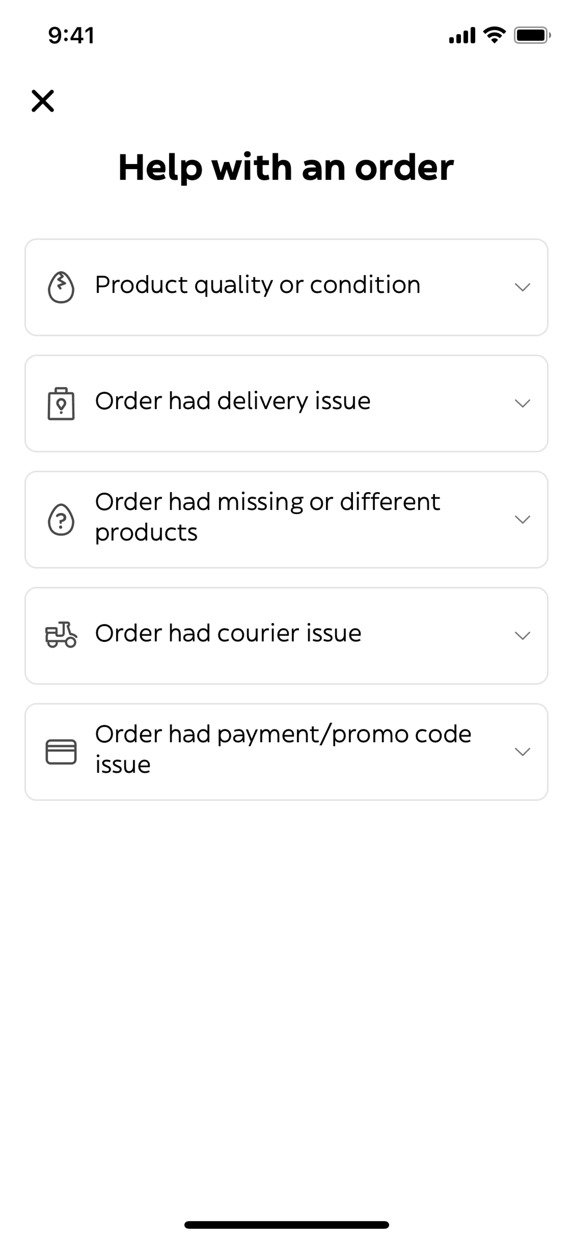 Glovo iOS Lifestyle interface screenshot 7