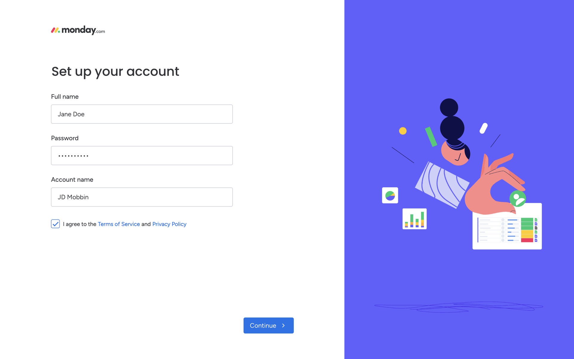 monday.com Web Collaboration interface screenshot 10