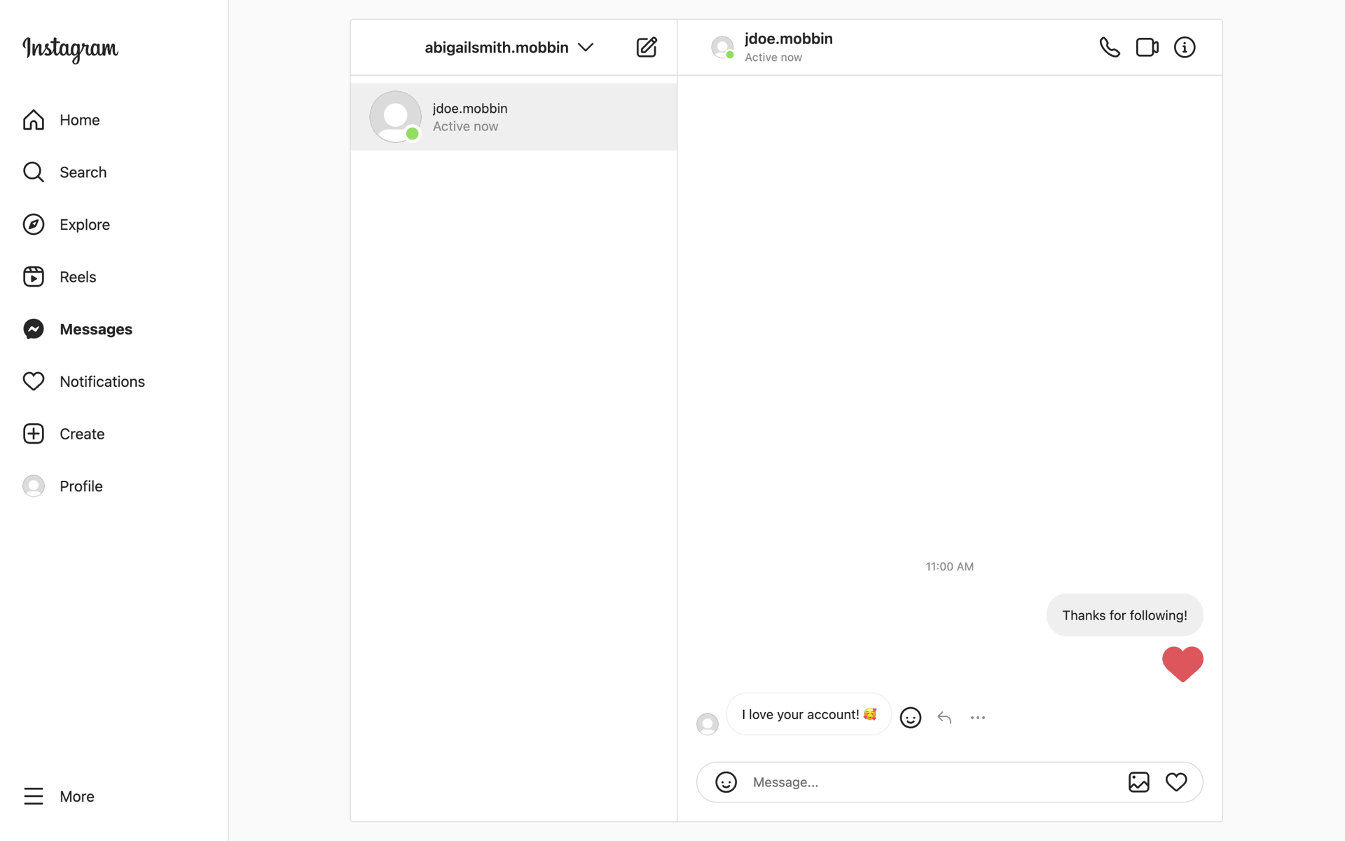 Instagram Web Photo & Video interface screenshot 8