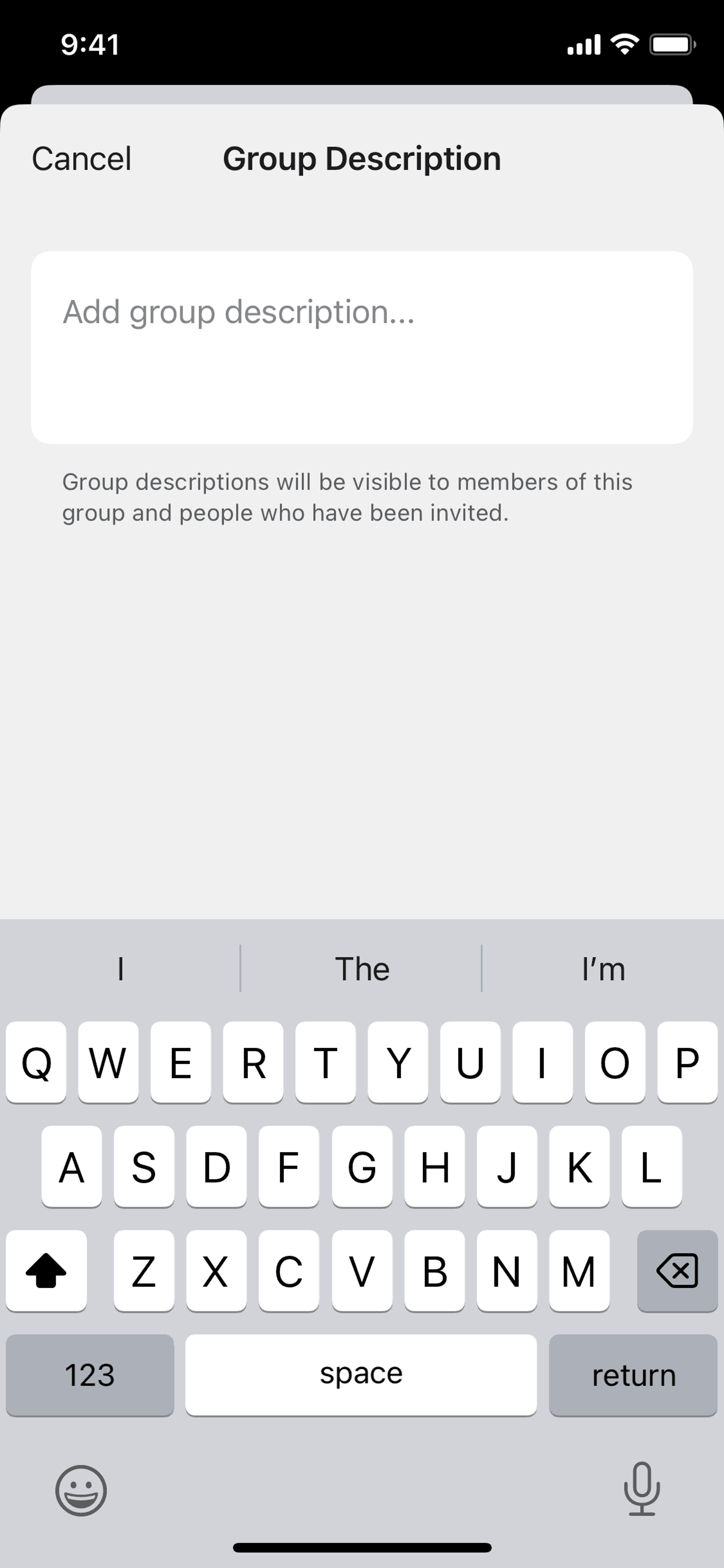 Signal iOS Social Networking interface screenshot 12