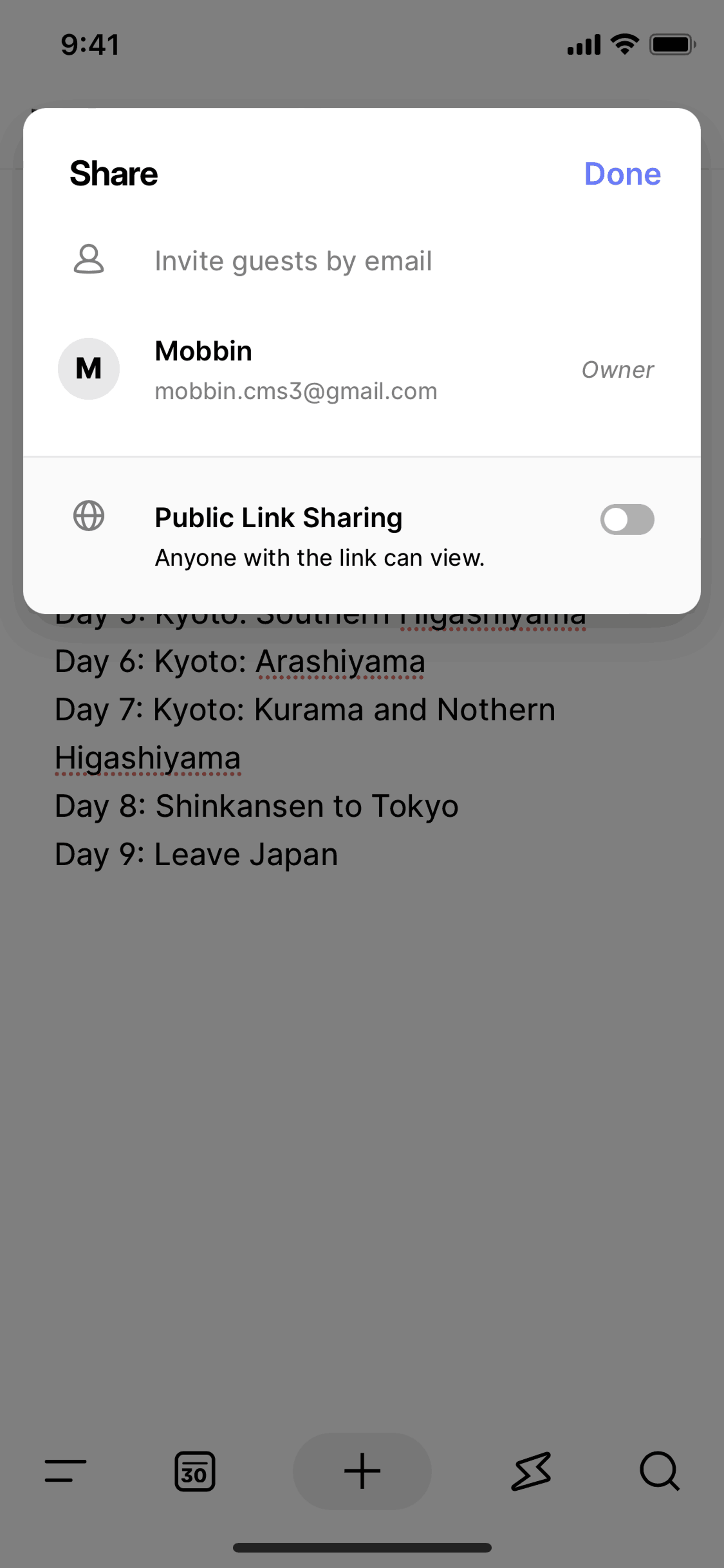 Clover iOS Productivity interface screenshot 22