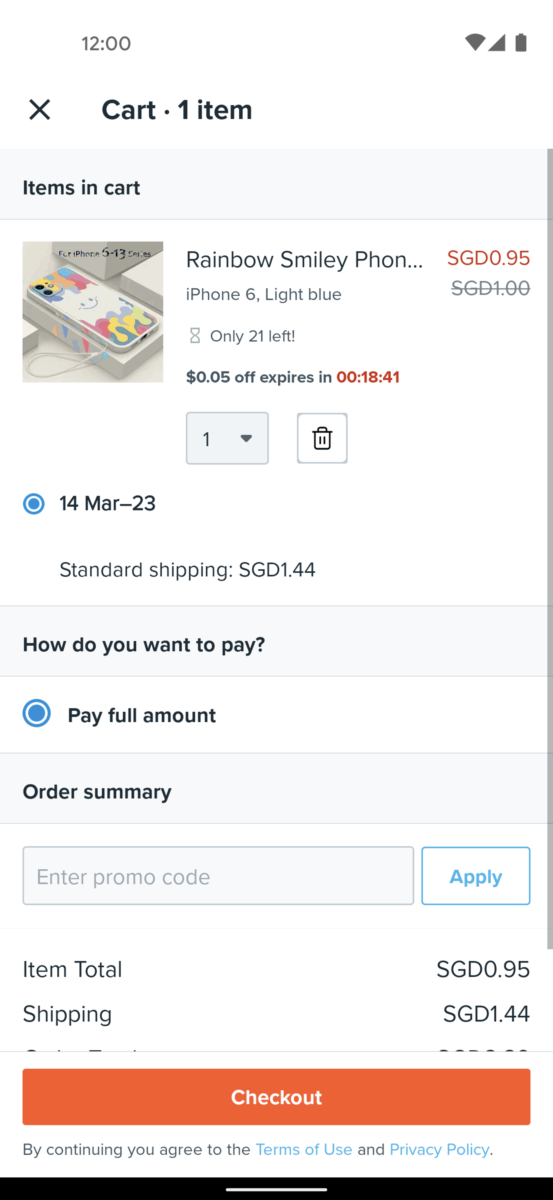 Wish Android Shopping interface screenshot 8