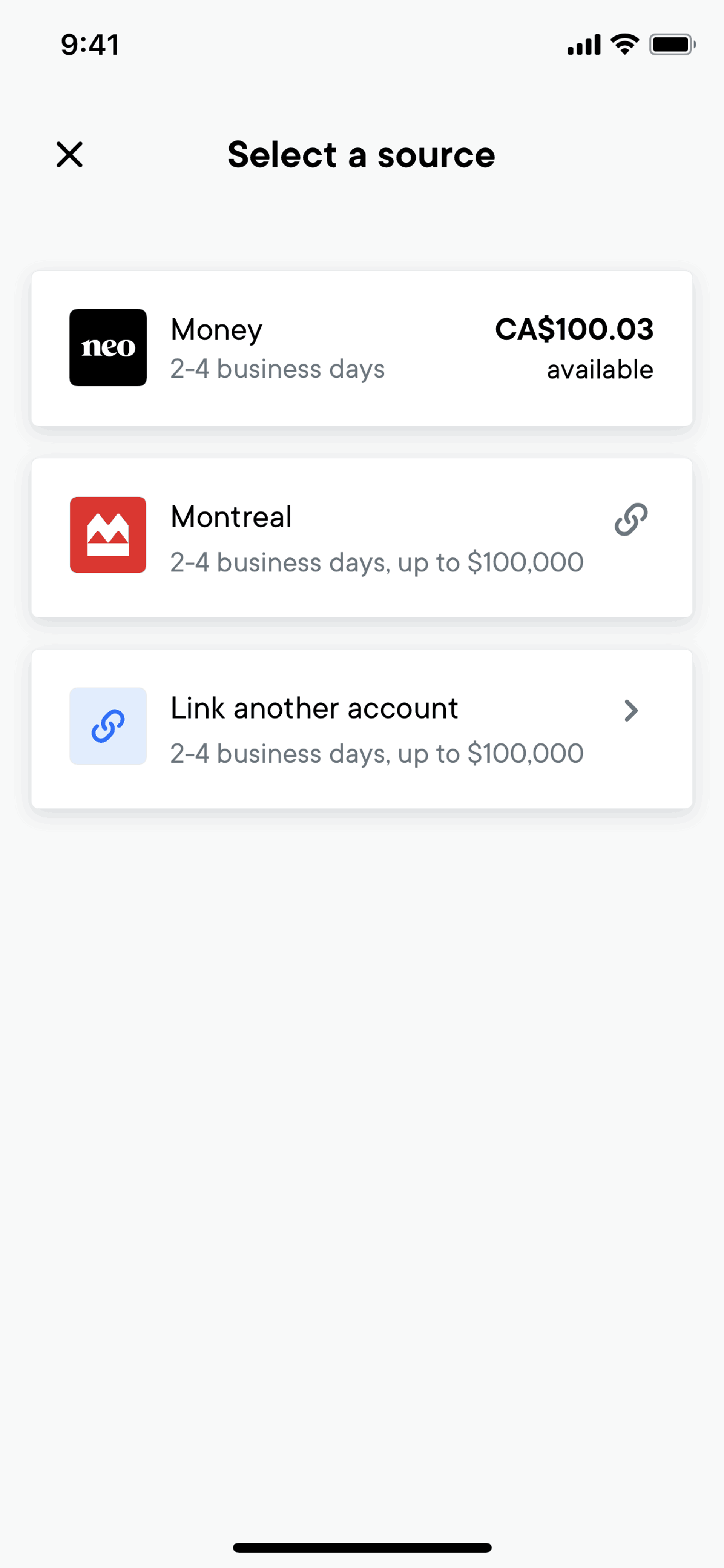 Neo Financial iOS Finance interface screenshot 24