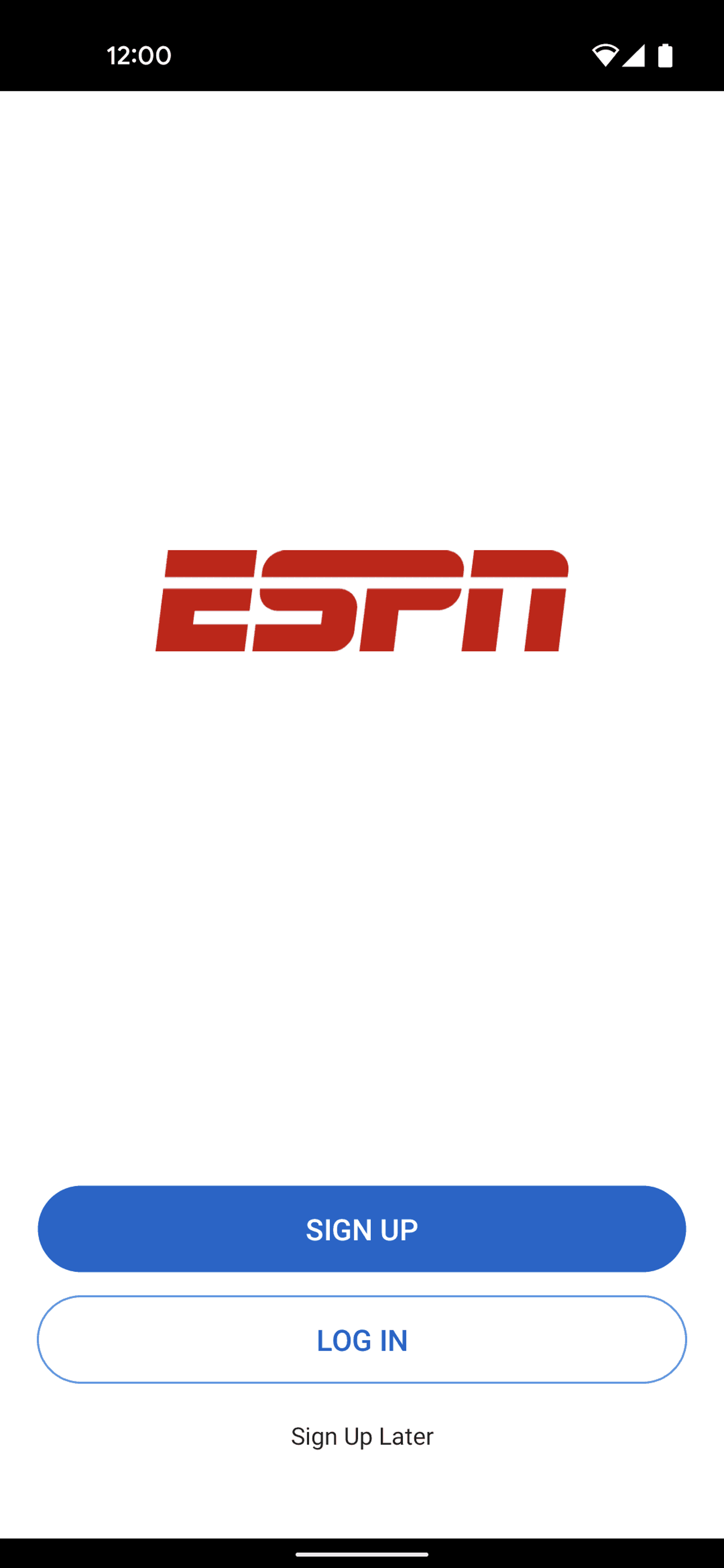 ESPN Android Sports interface screenshot 13