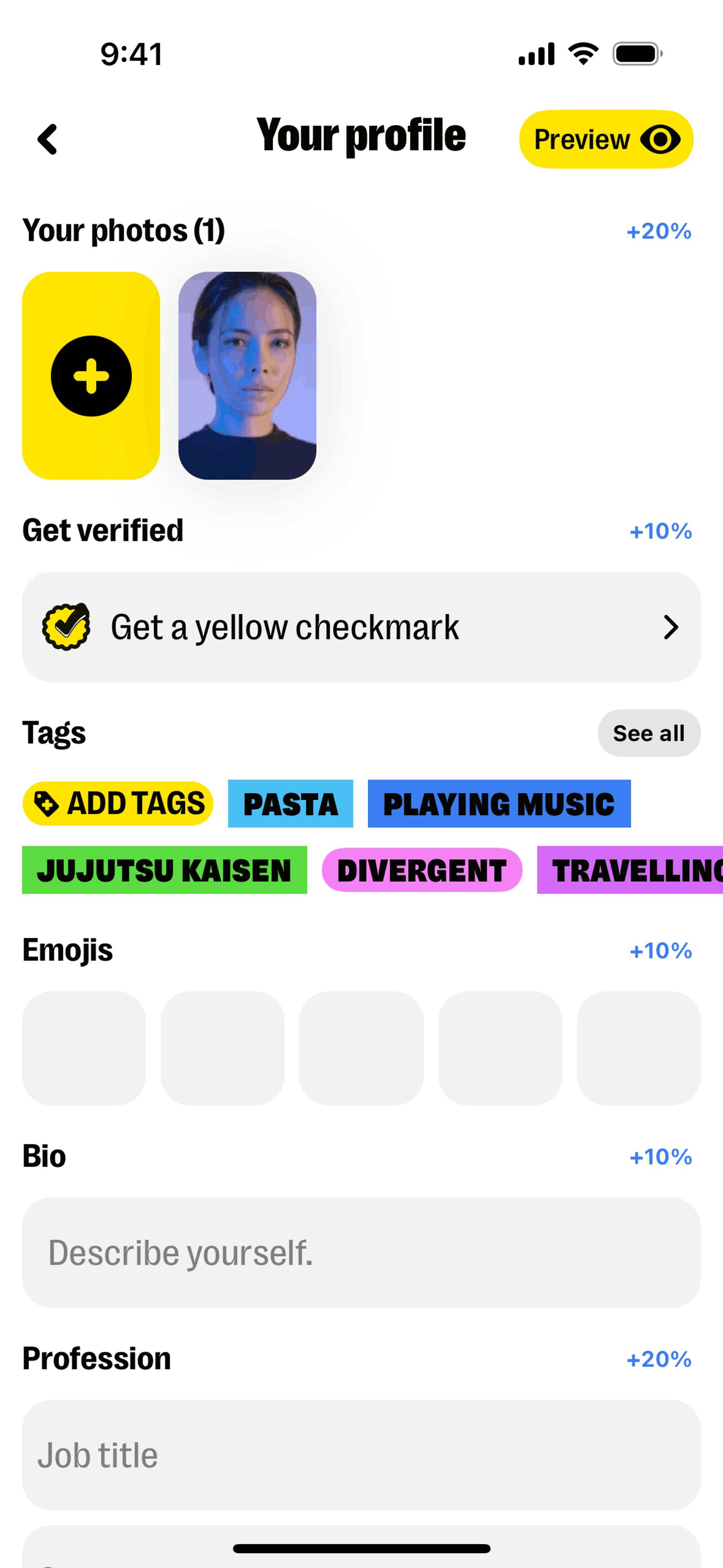 Yubo iOS Social Networking interface screenshot 10
