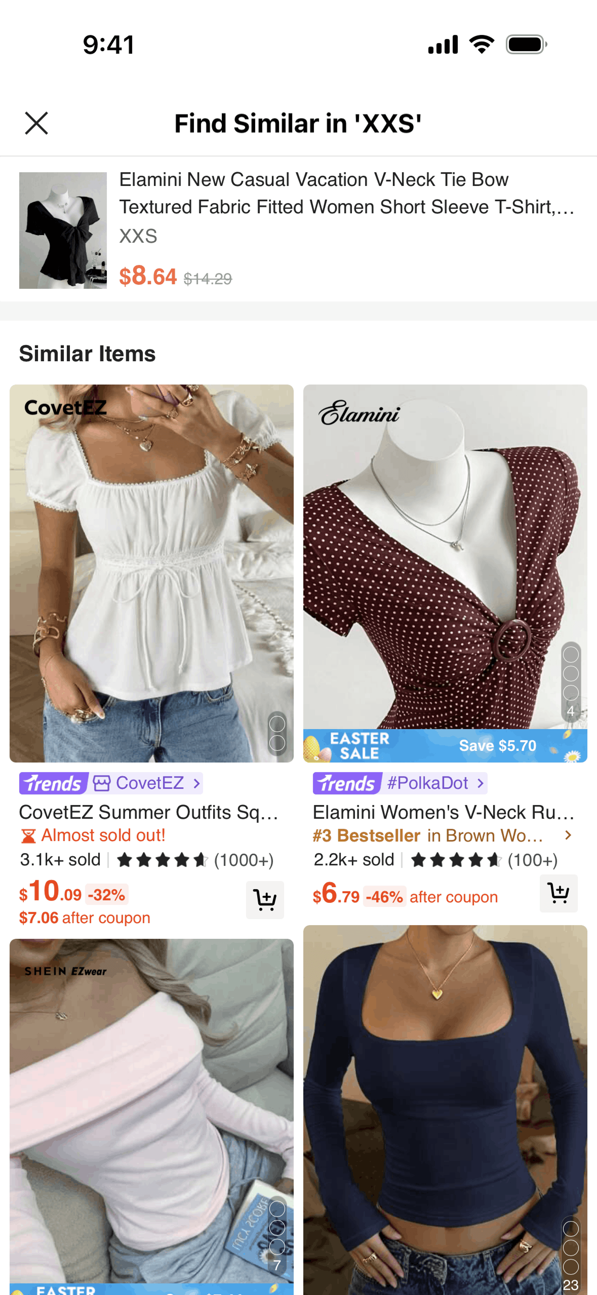 SHEIN iOS Shopping interface screenshot 13