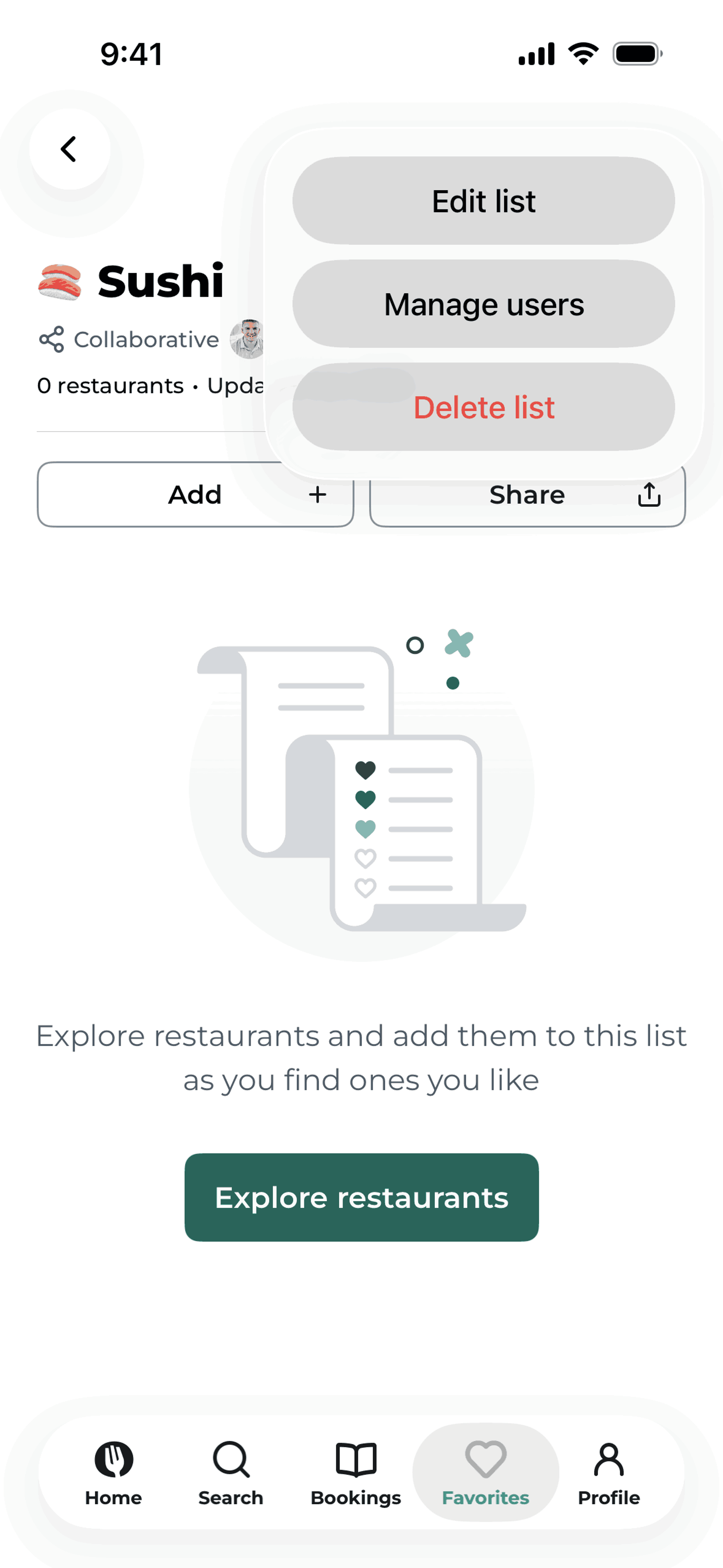TheFork iOS Food & Drink interface screenshot 12