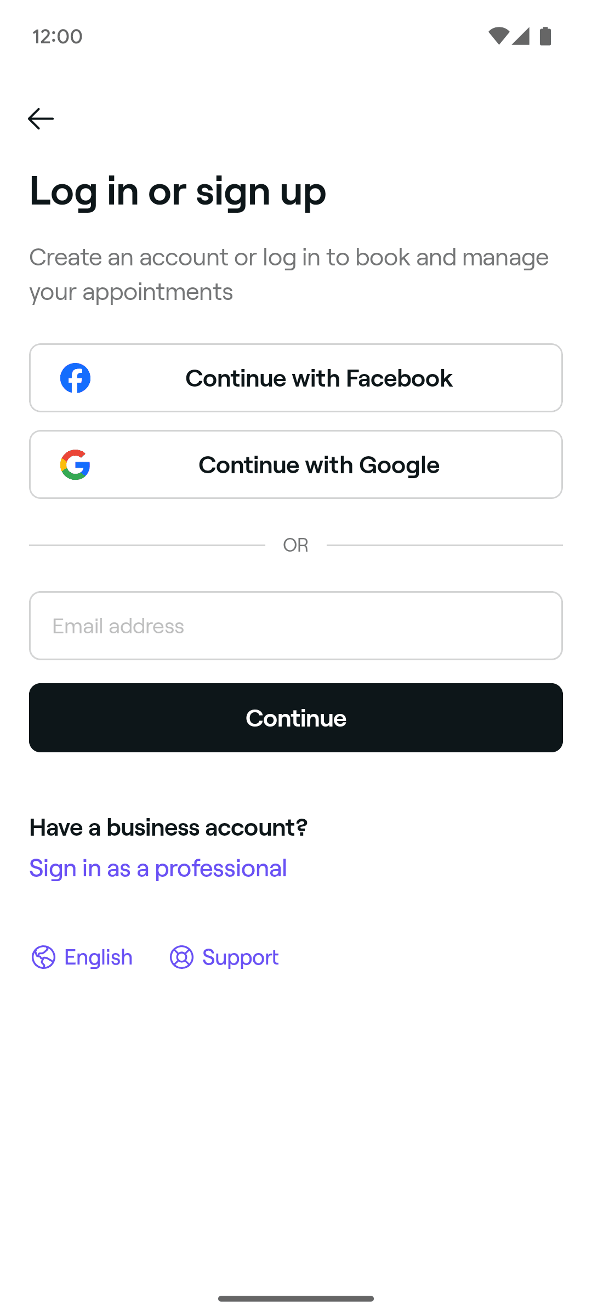 Fresha Android Lifestyle interface screenshot 2