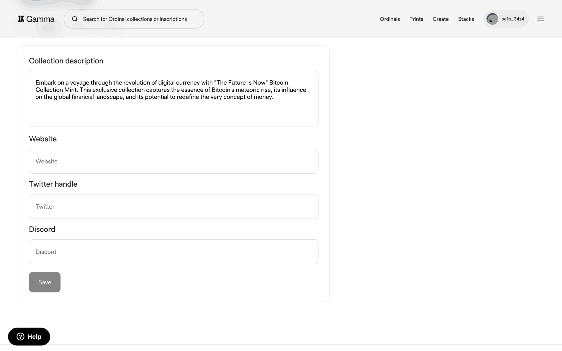 Gamma Web Crypto & Web3 interface screenshot 8