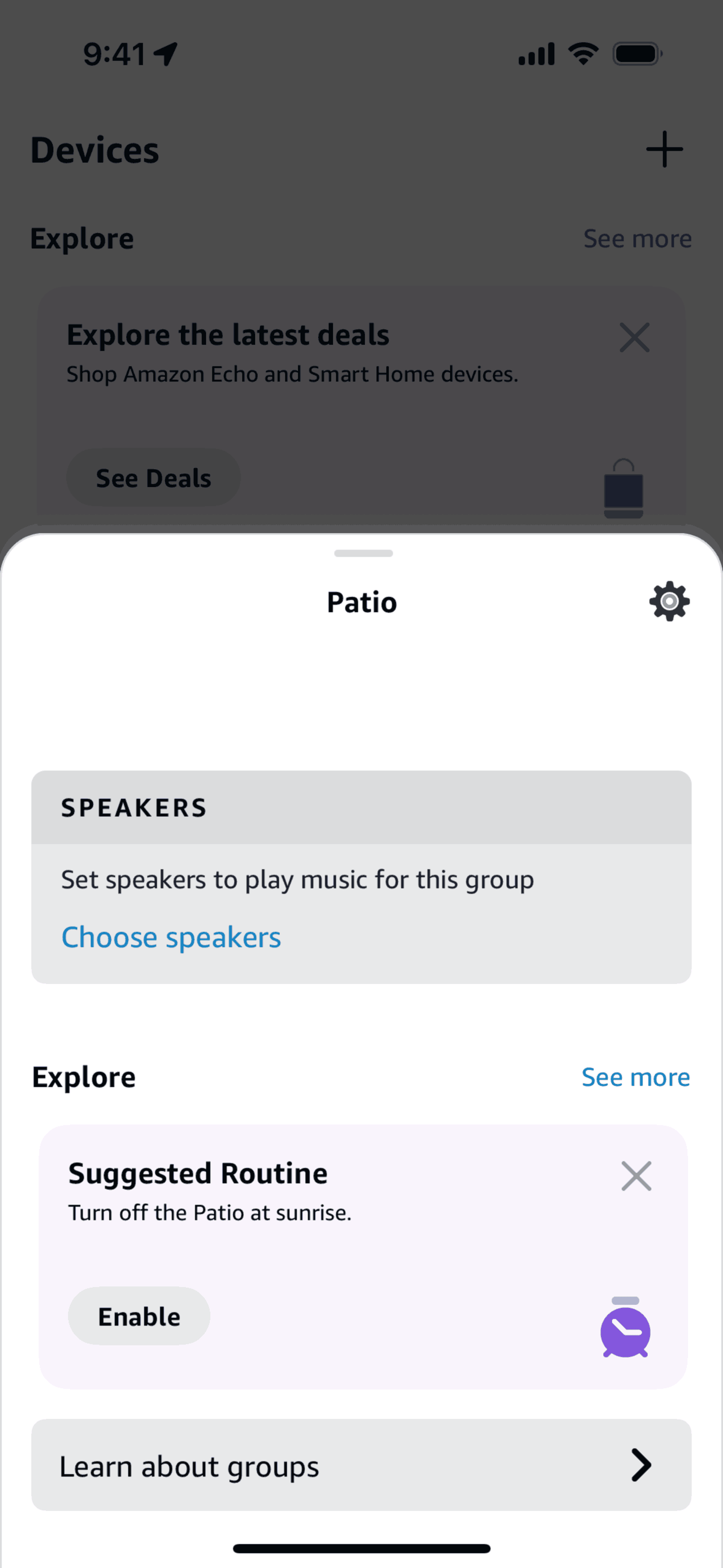 Amazon Alexa iOS Lifestyle interface screenshot 6