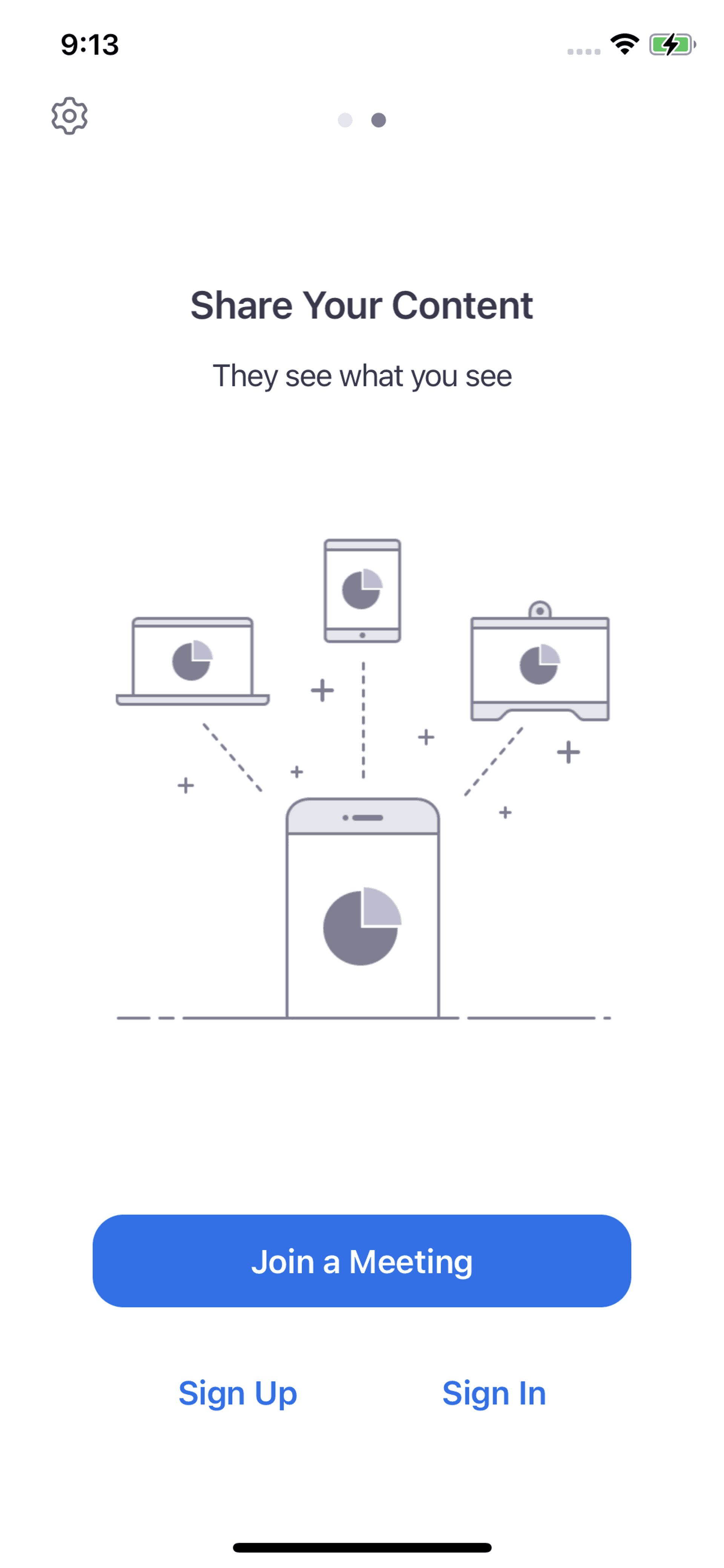 Zoom iOS Business interface screenshot 3