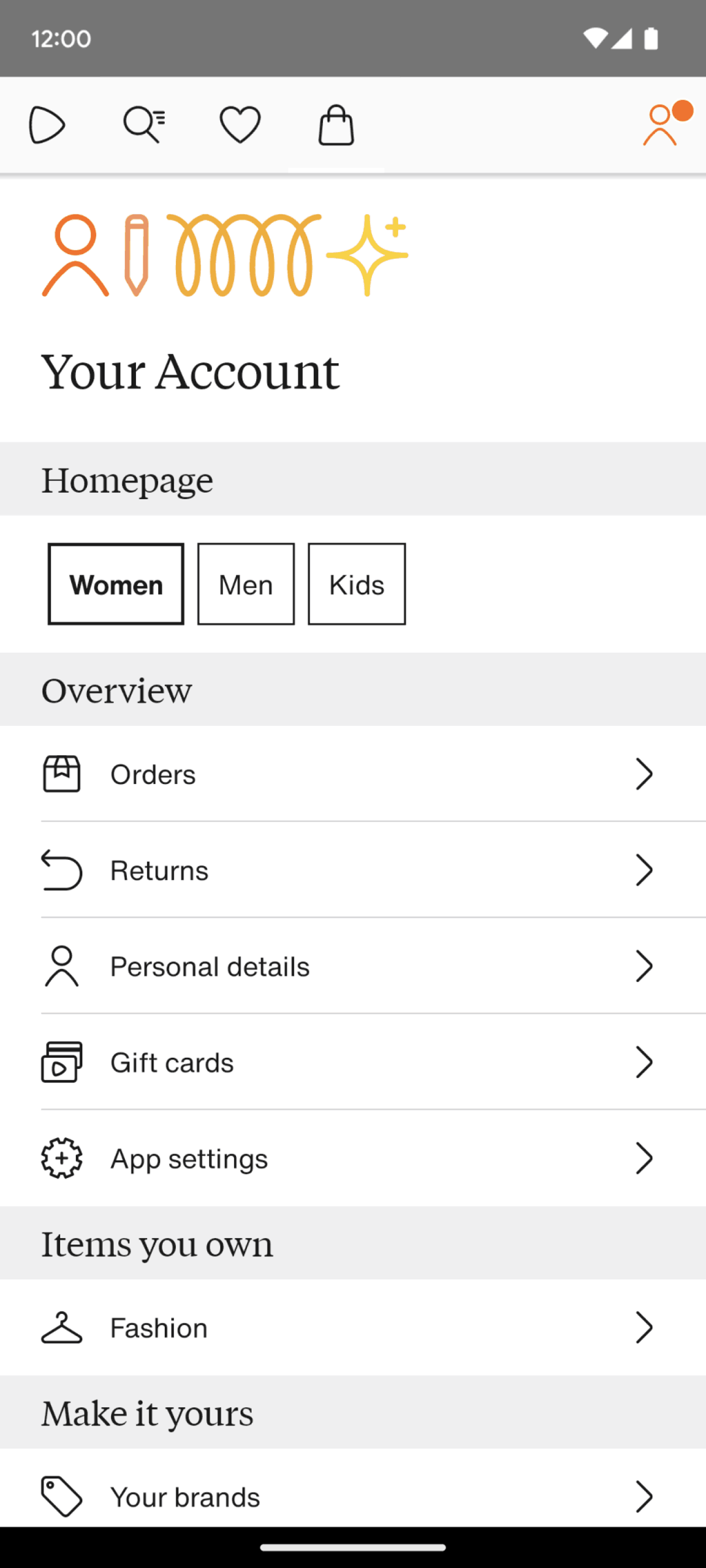 Zalando Android Shopping interface screenshot 13