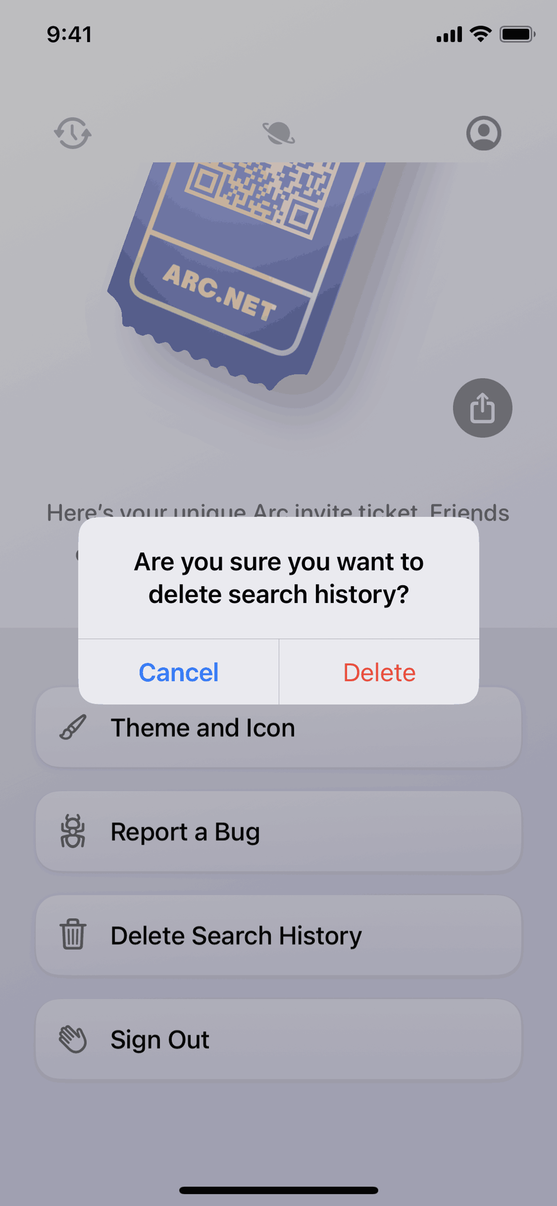 Arc Sidebar Sync iOS Utilities interface screenshot 18
