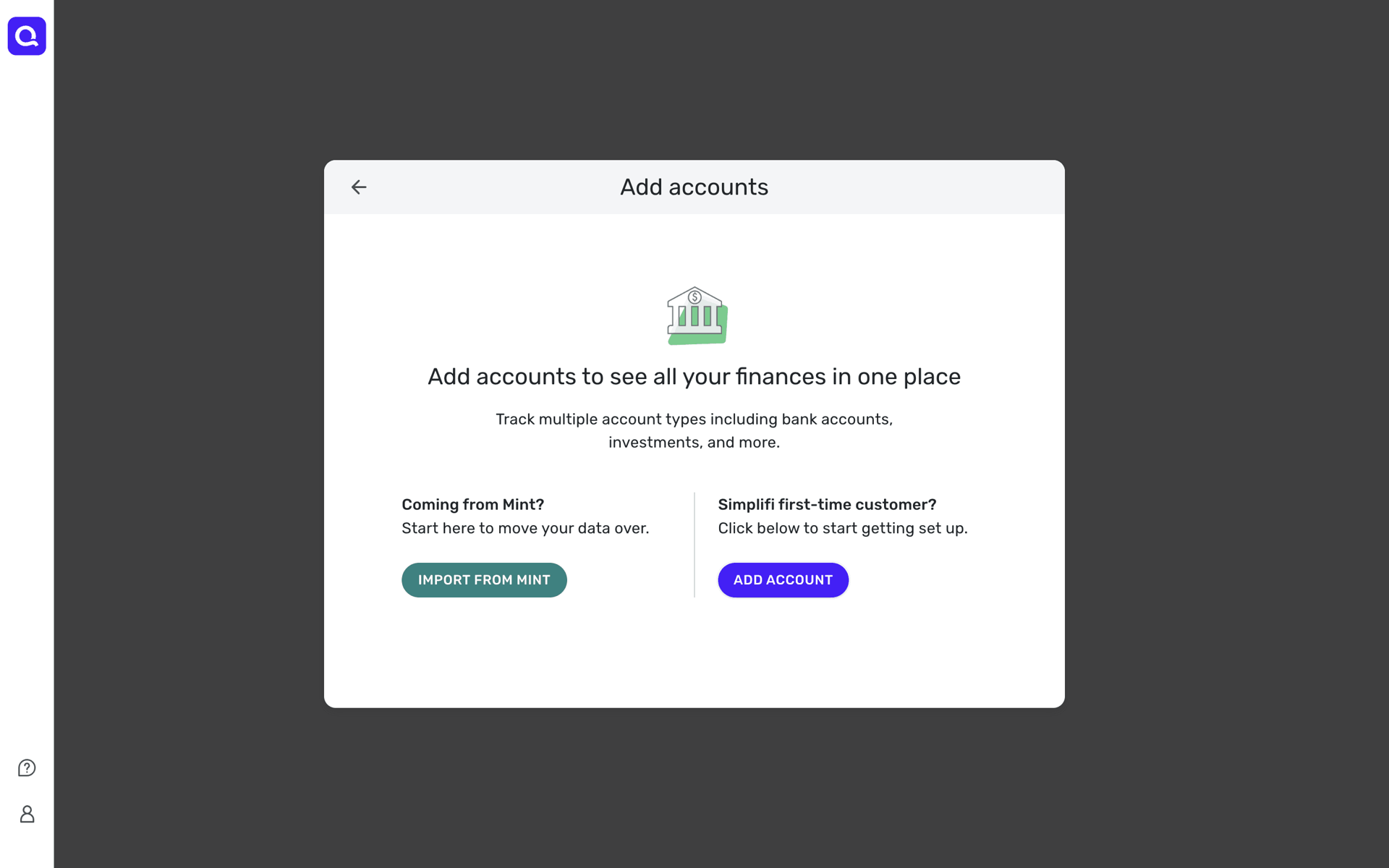 Quicken Web Finance interface screenshot 18