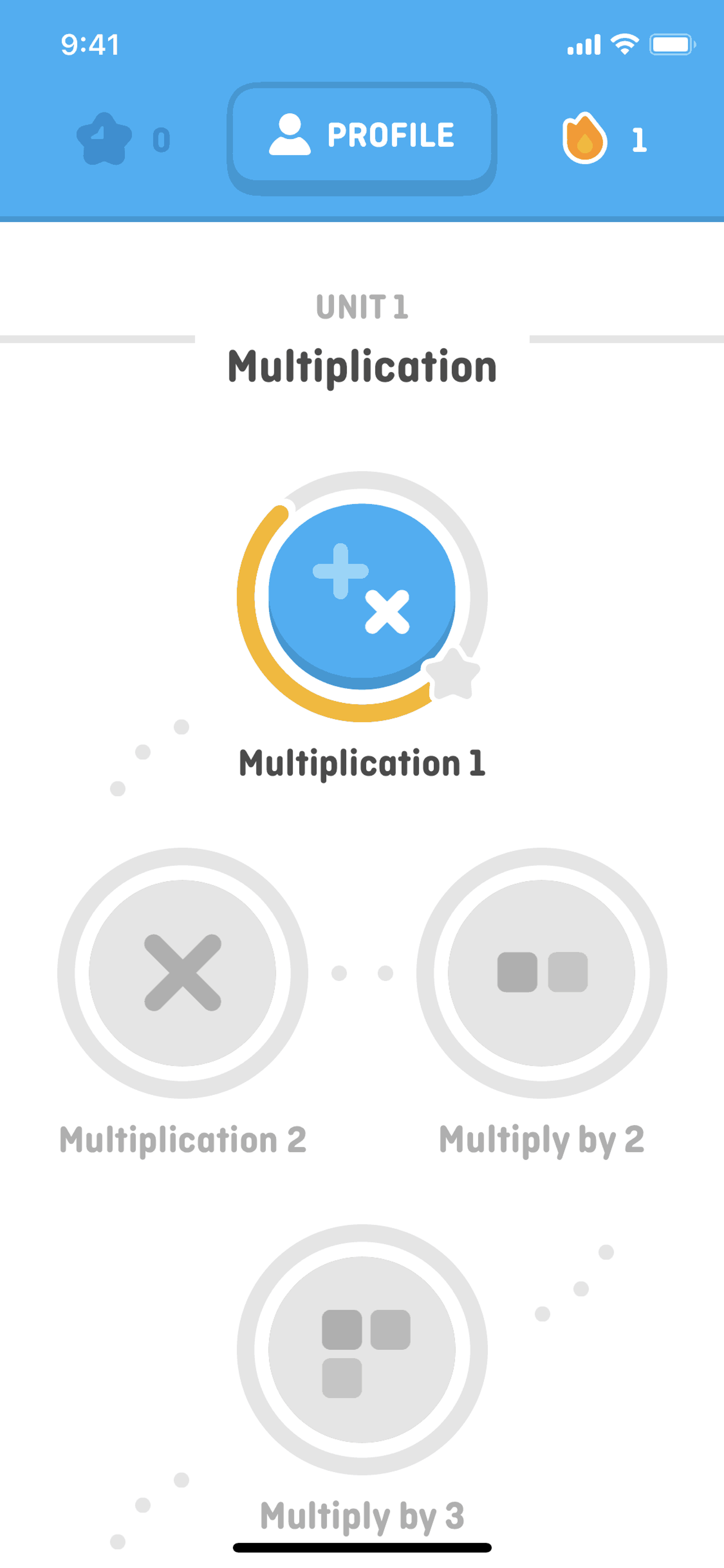 Duolingo Math iOS Education interface screenshot 10