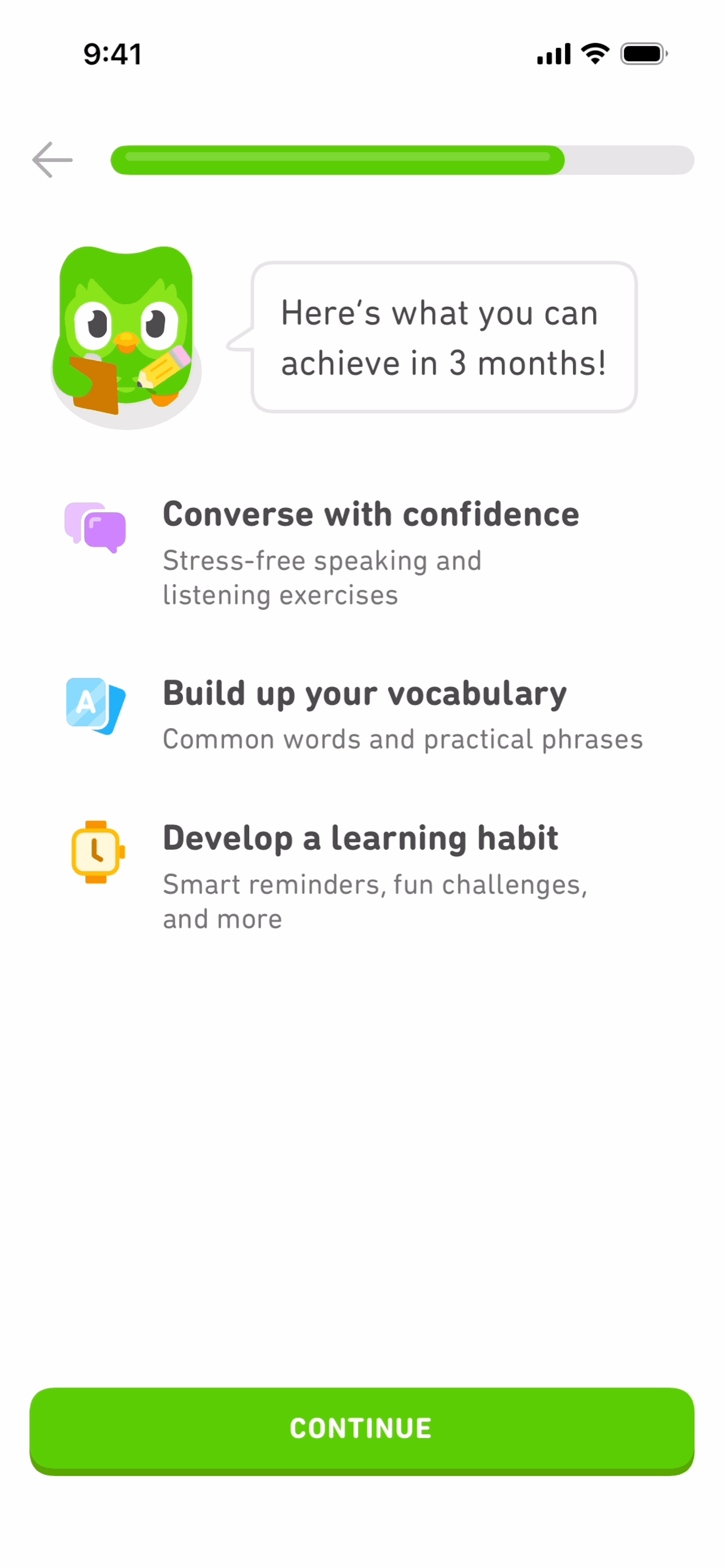 Duolingo iOS Education interface screenshot 16