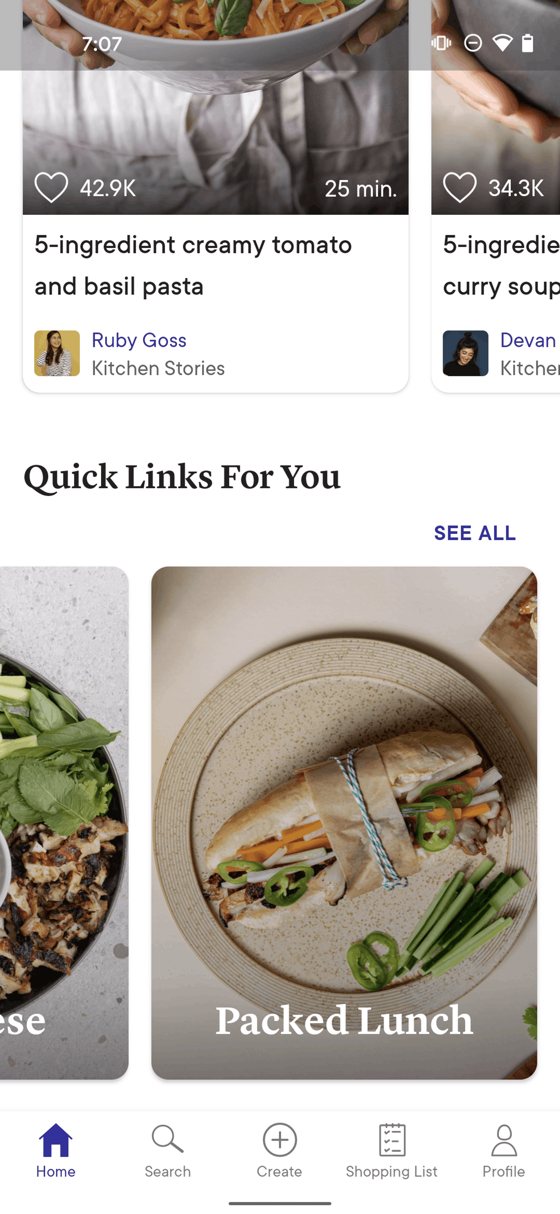 Kitchen Stories Android Food & Drink interface screenshot 22