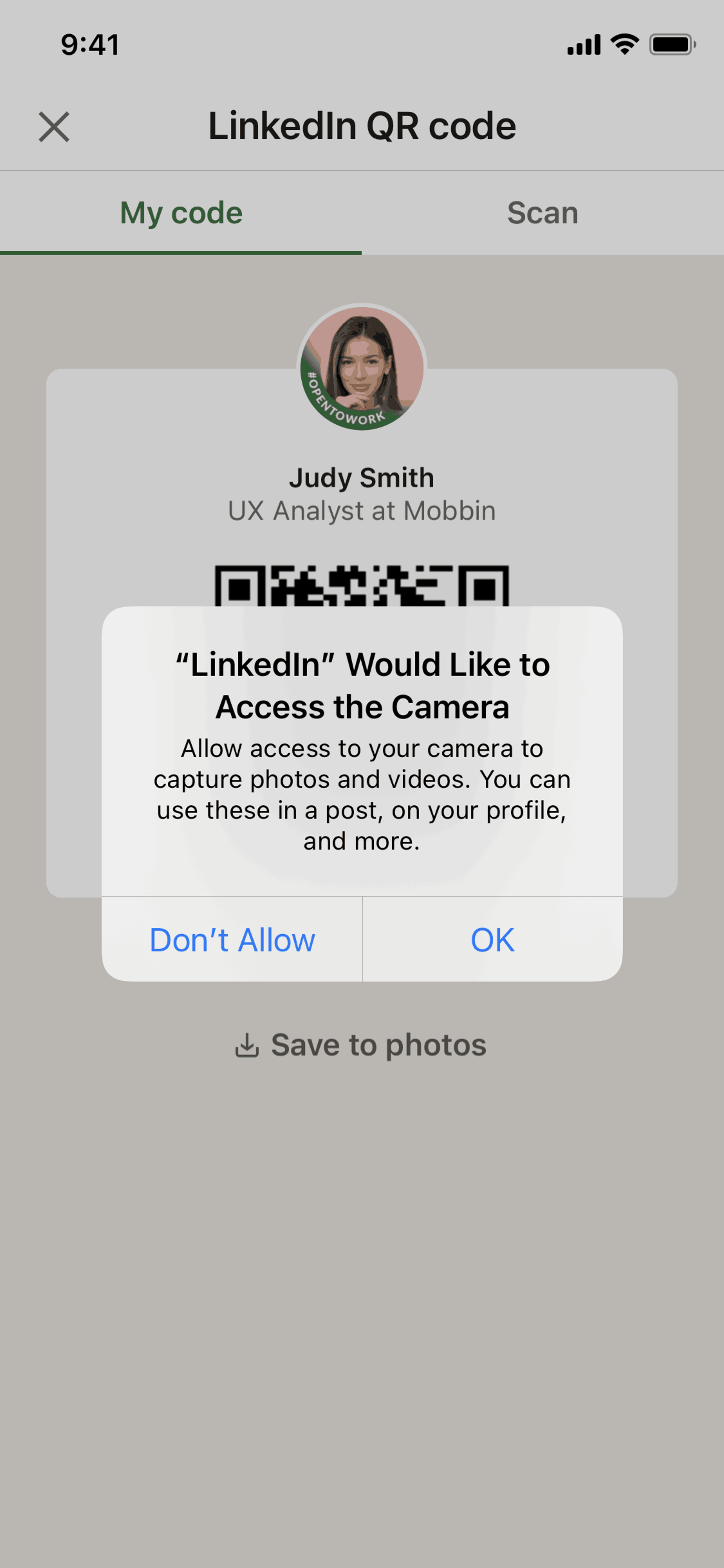 LinkedIn iOS Business interface screenshot 13