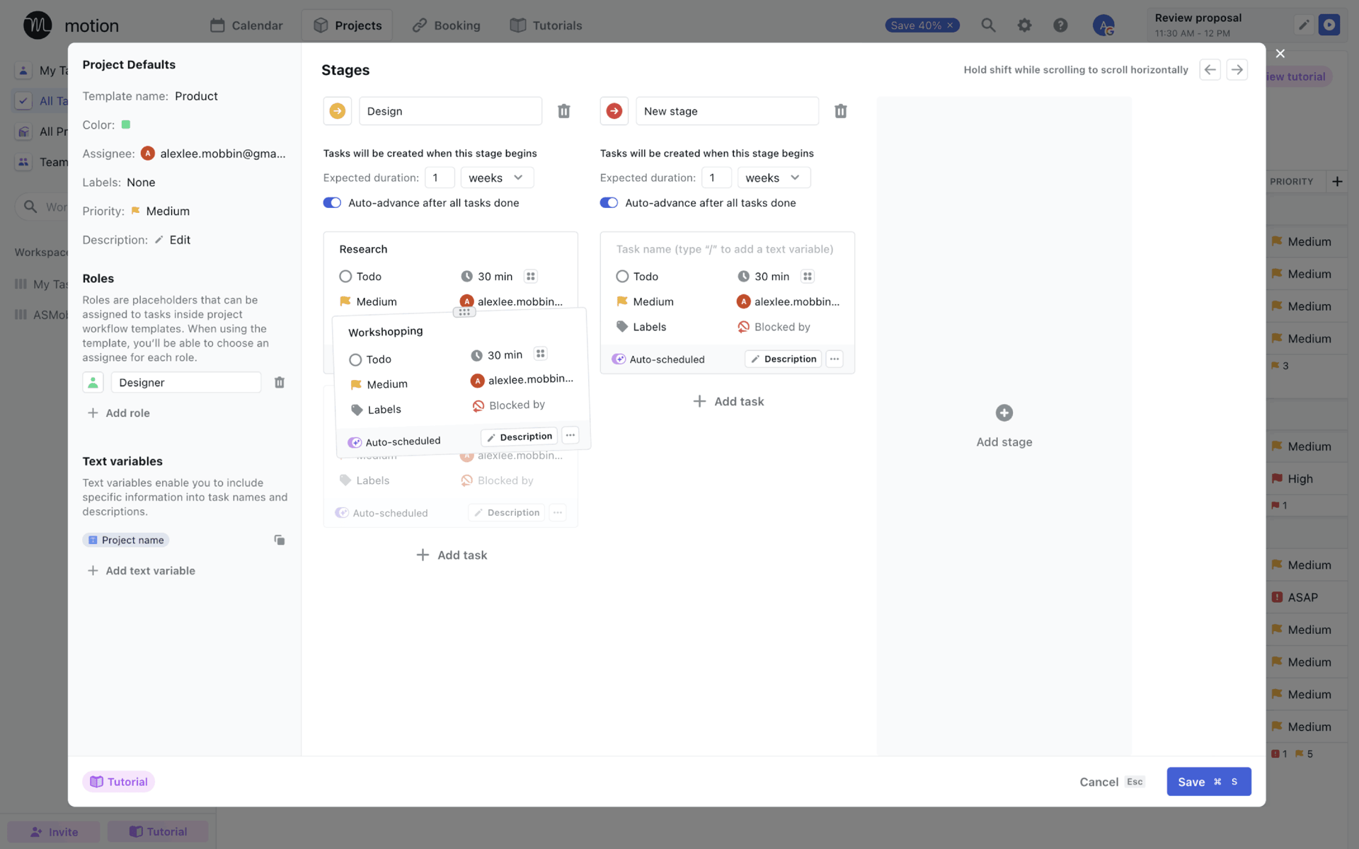 Motion Web AI interface screenshot 20