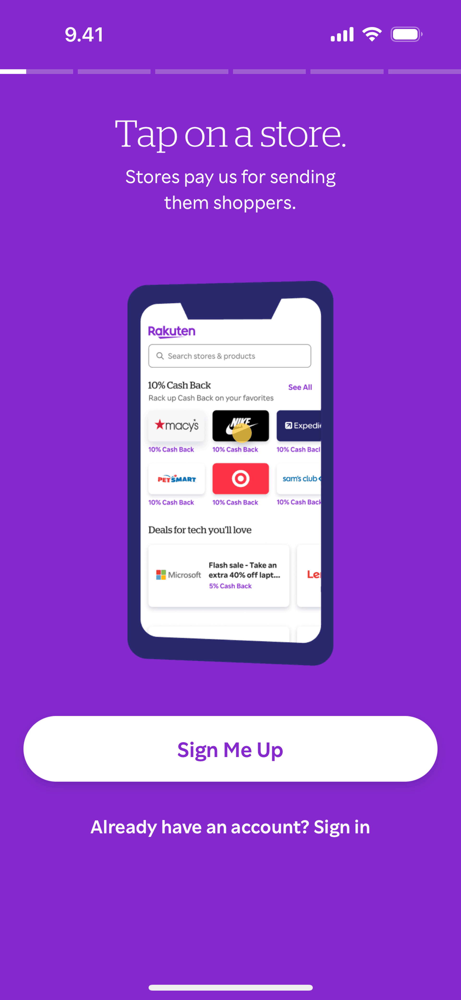 Rakuten iOS Shopping interface screenshot 3
