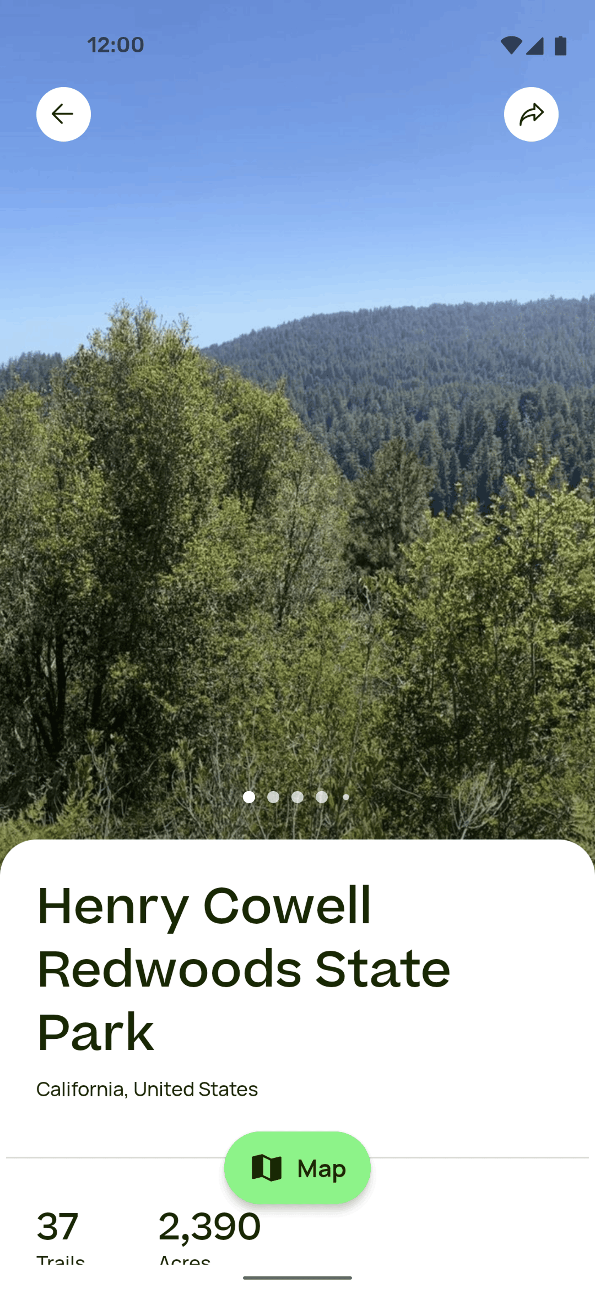 AllTrails Android Health & Fitness interface screenshot 12
