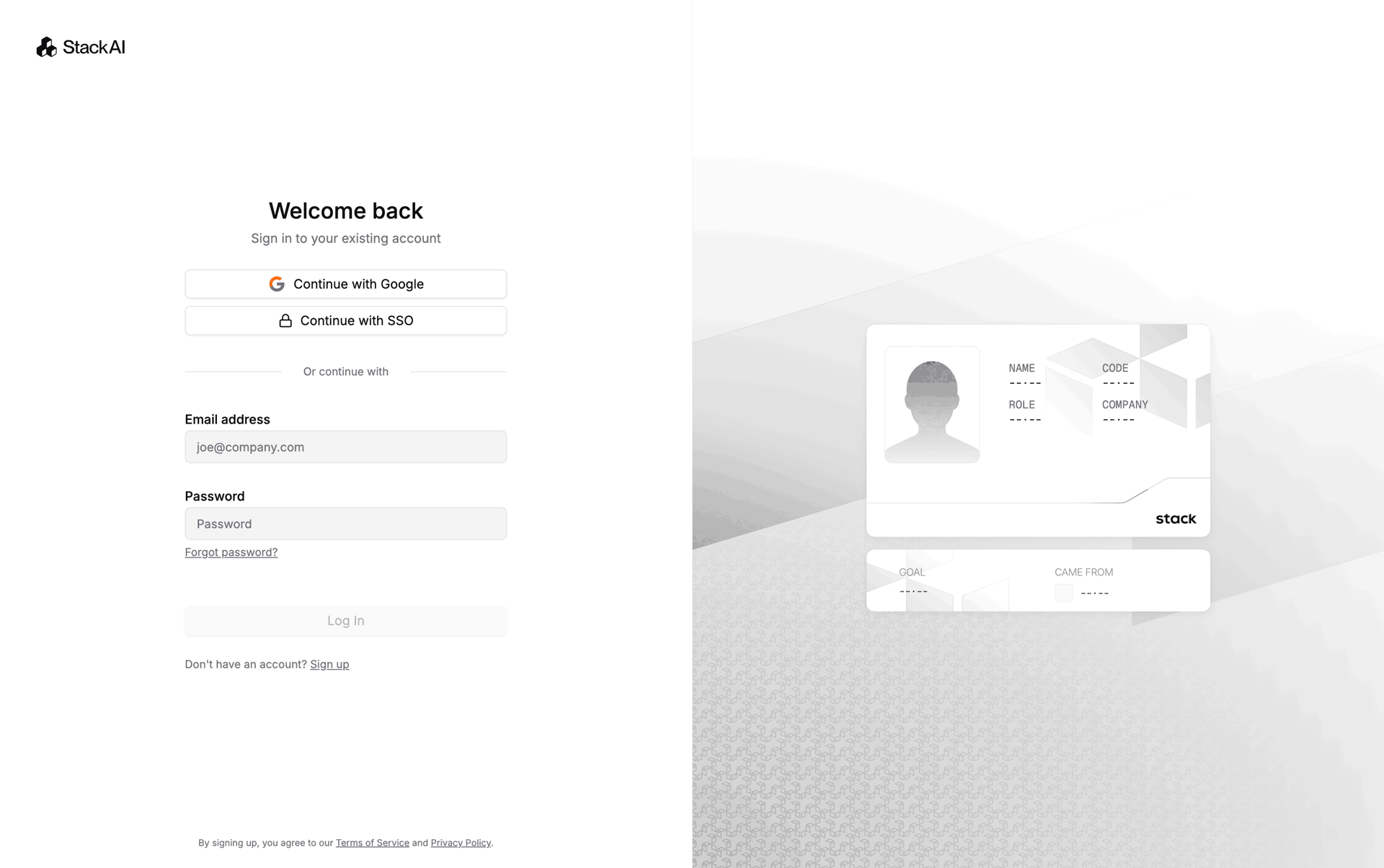 StackAI Web Business interface screenshot 2
