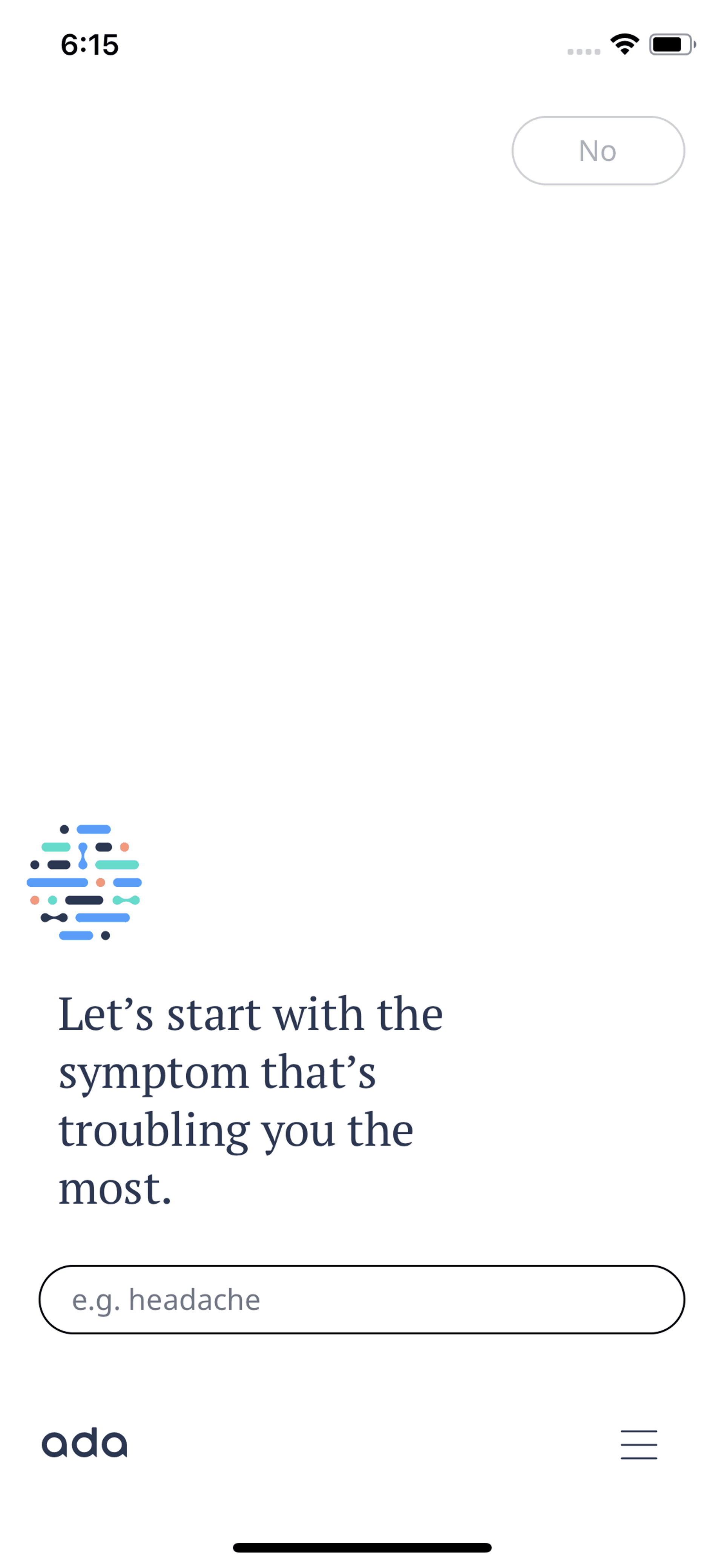 Ada iOS Health & Fitness interface screenshot 7