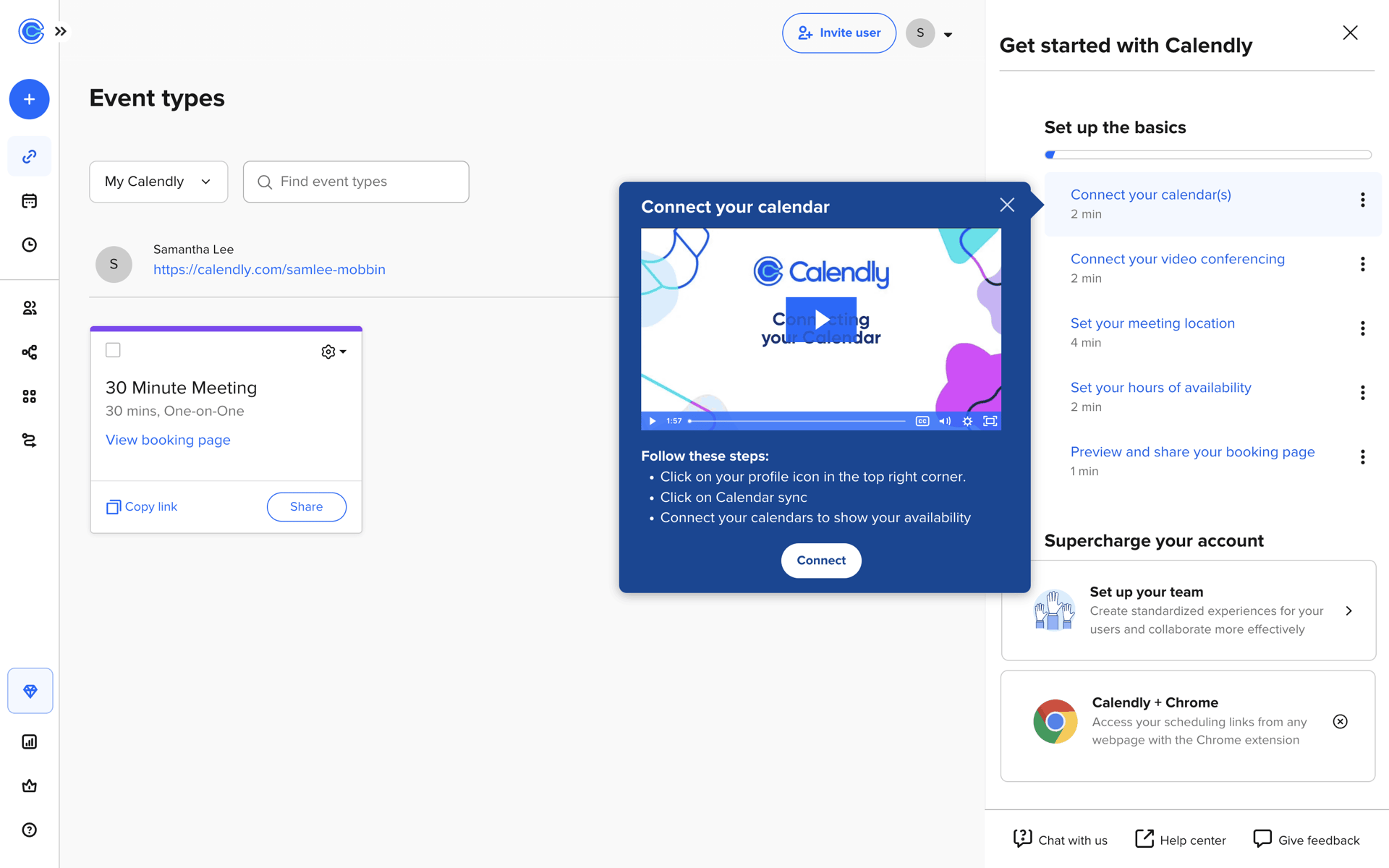 Calendly Web Business interface screenshot 24