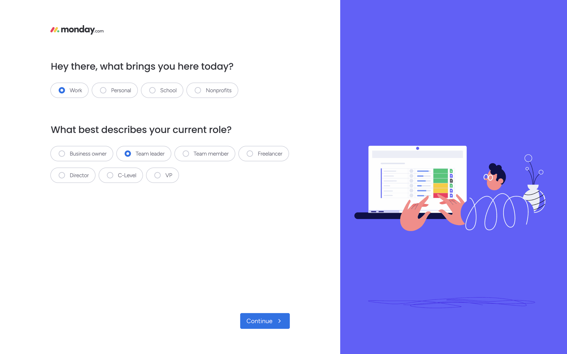 monday.com Web Collaboration interface screenshot 13