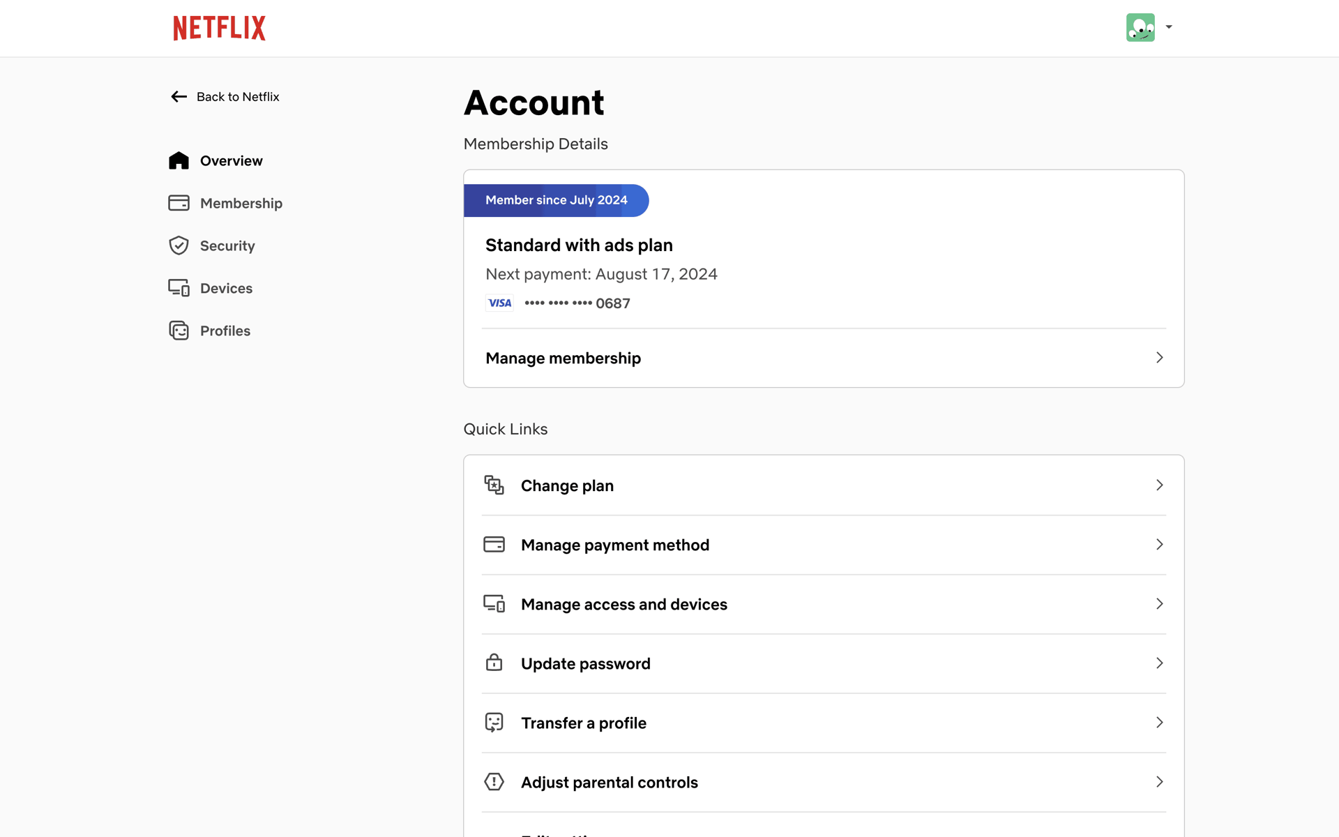 Netflix Web Entertainment interface screenshot 18