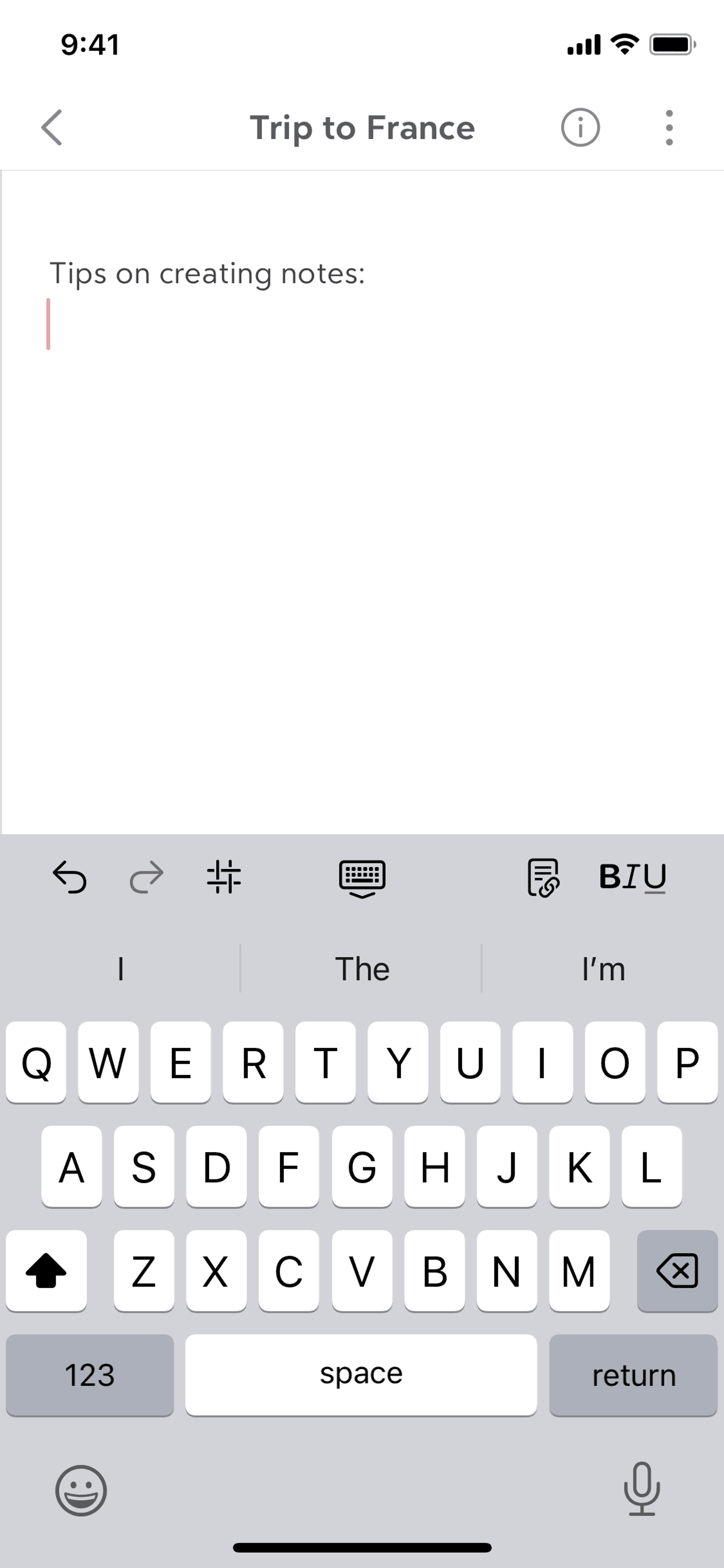 Bear iOS Productivity interface screenshot 8
