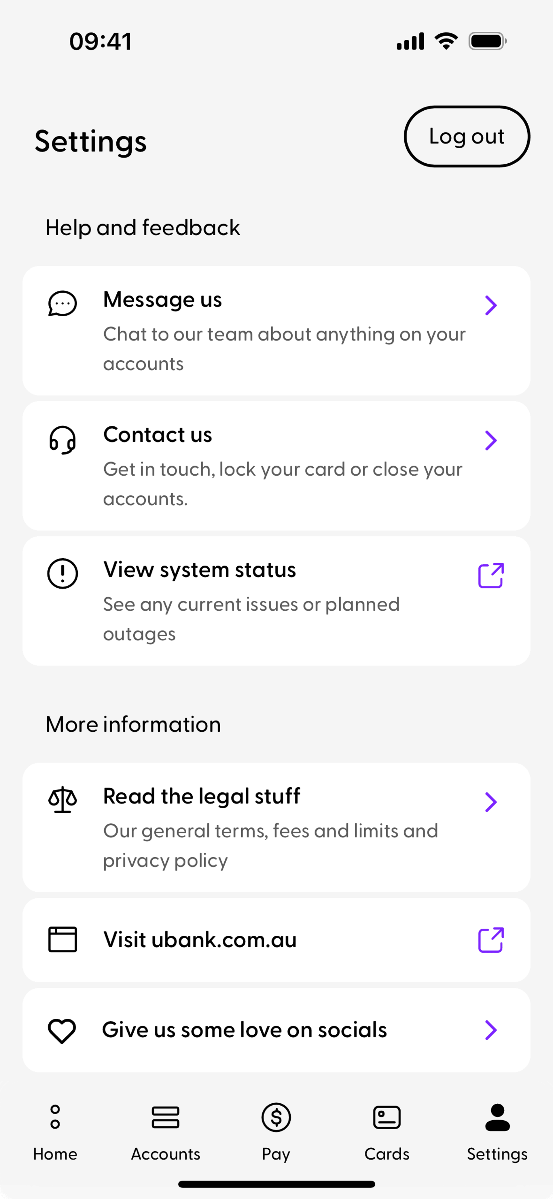 Ubank Money App iOS Finance interface screenshot 2