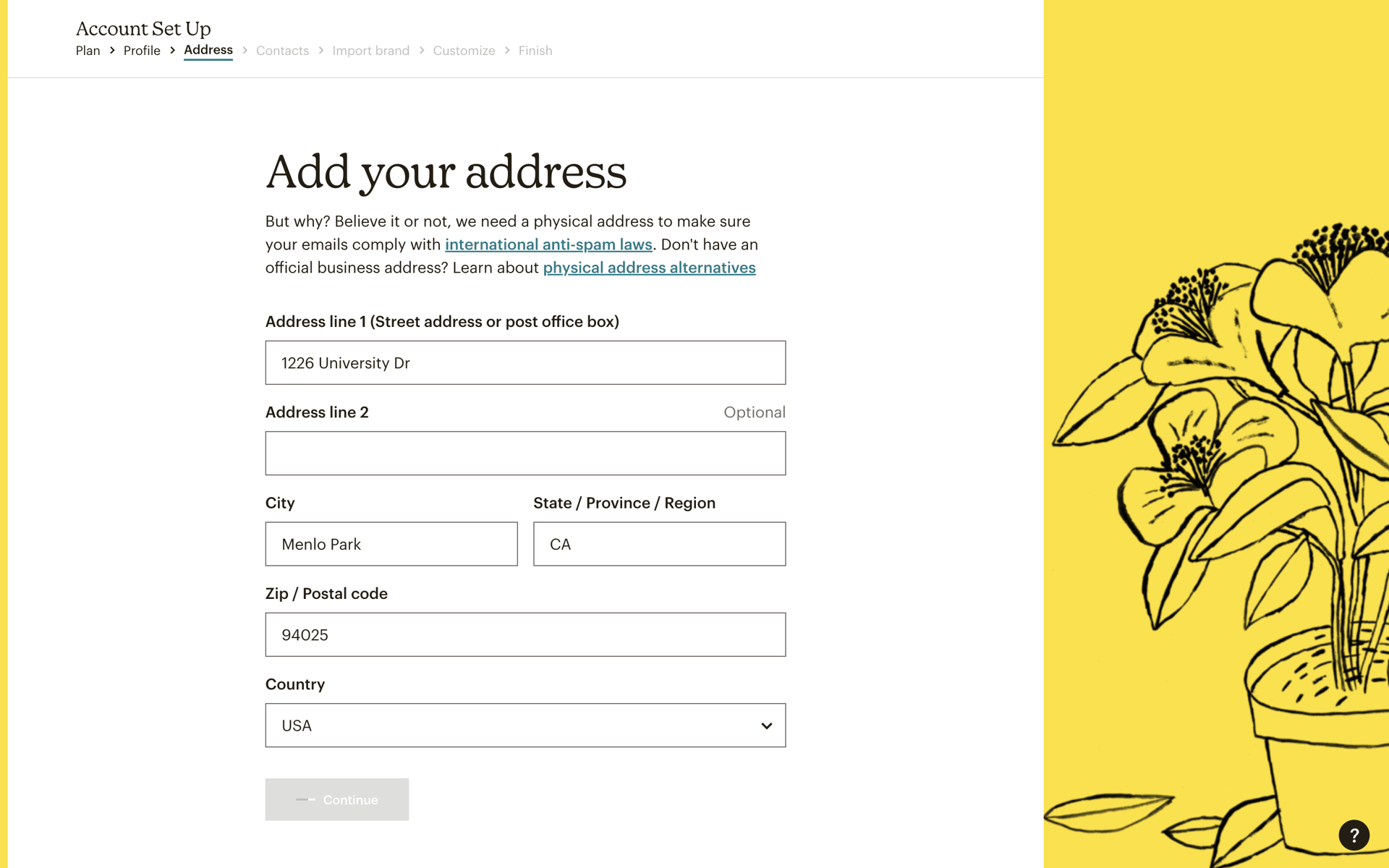 Mailchimp Web Business interface screenshot 17