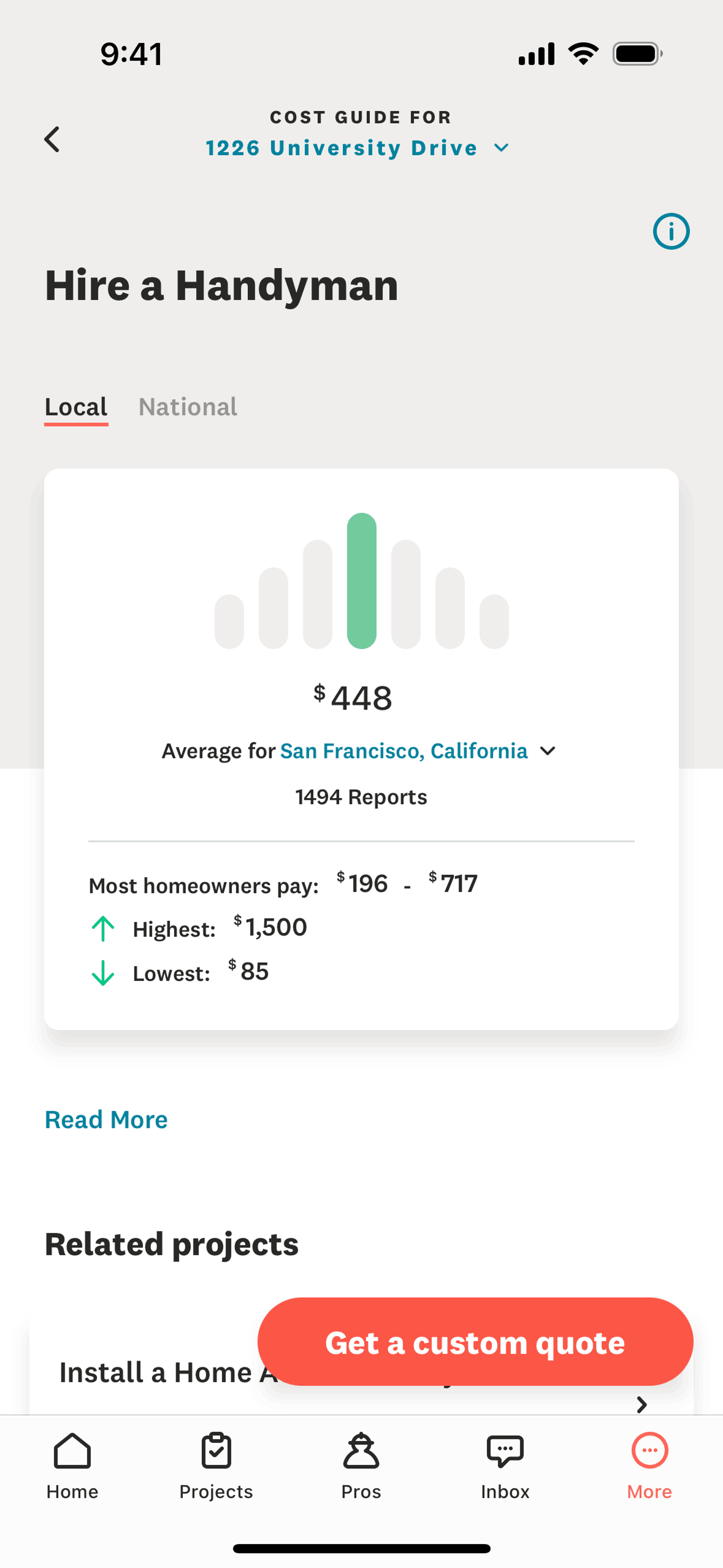 Angi iOS Lifestyle interface screenshot 23