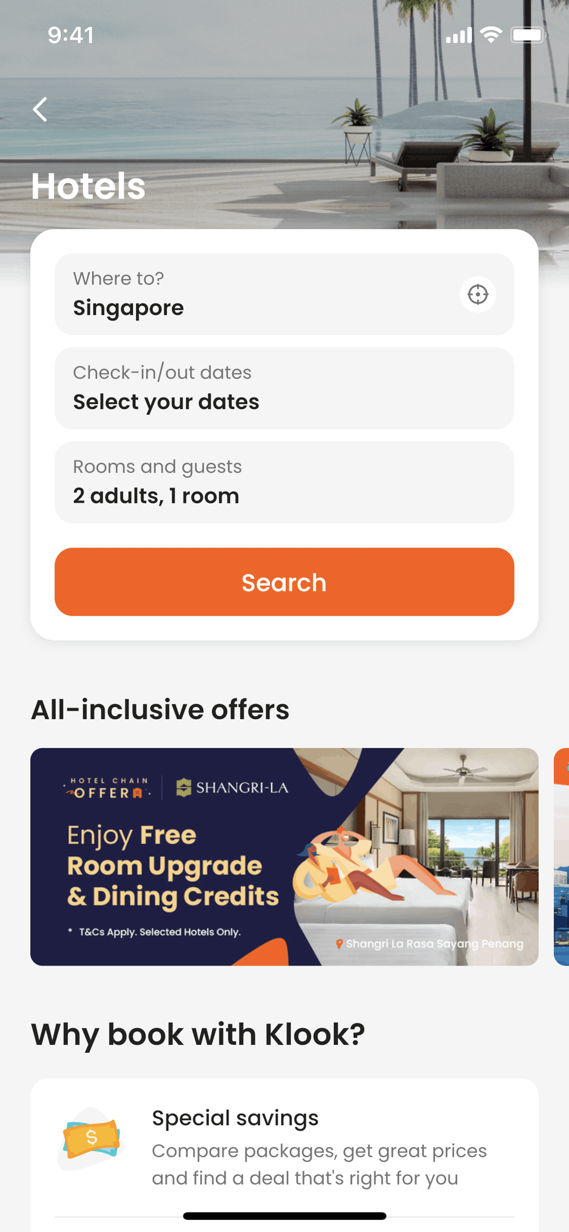 Klook iOS Travel & Transportation interface screenshot 13
